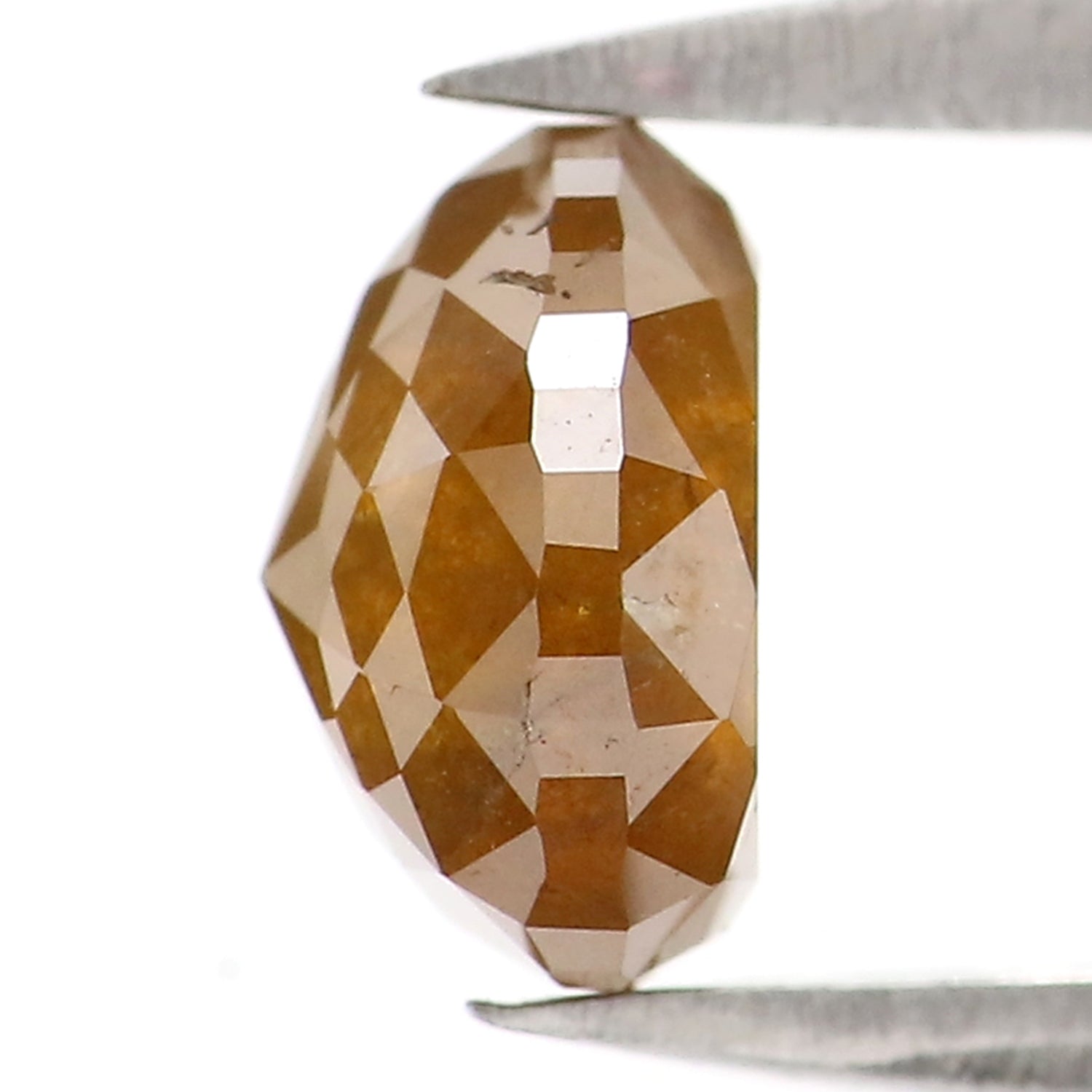 1.13 CT Natural Loose Pear Shape Diamond Brown Color Pear Cut Diamond 6.65 MM Natural Loose Brown Color Diamond Pear Rose Cut Diamond LQ2861