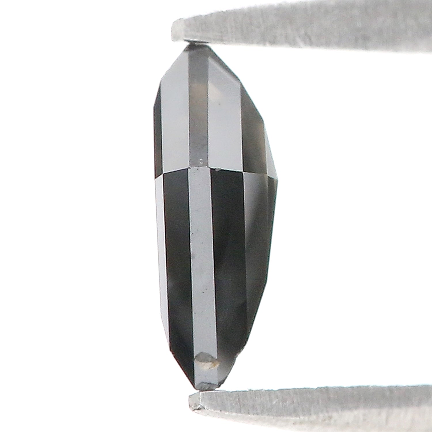 0.58 CT Natural Loose Kite Shape Diamond Black Color Kite Cut Diamond 7.30 MM Natural Loose Grey Color Diamond Kite Rose Cut Diamond L3456