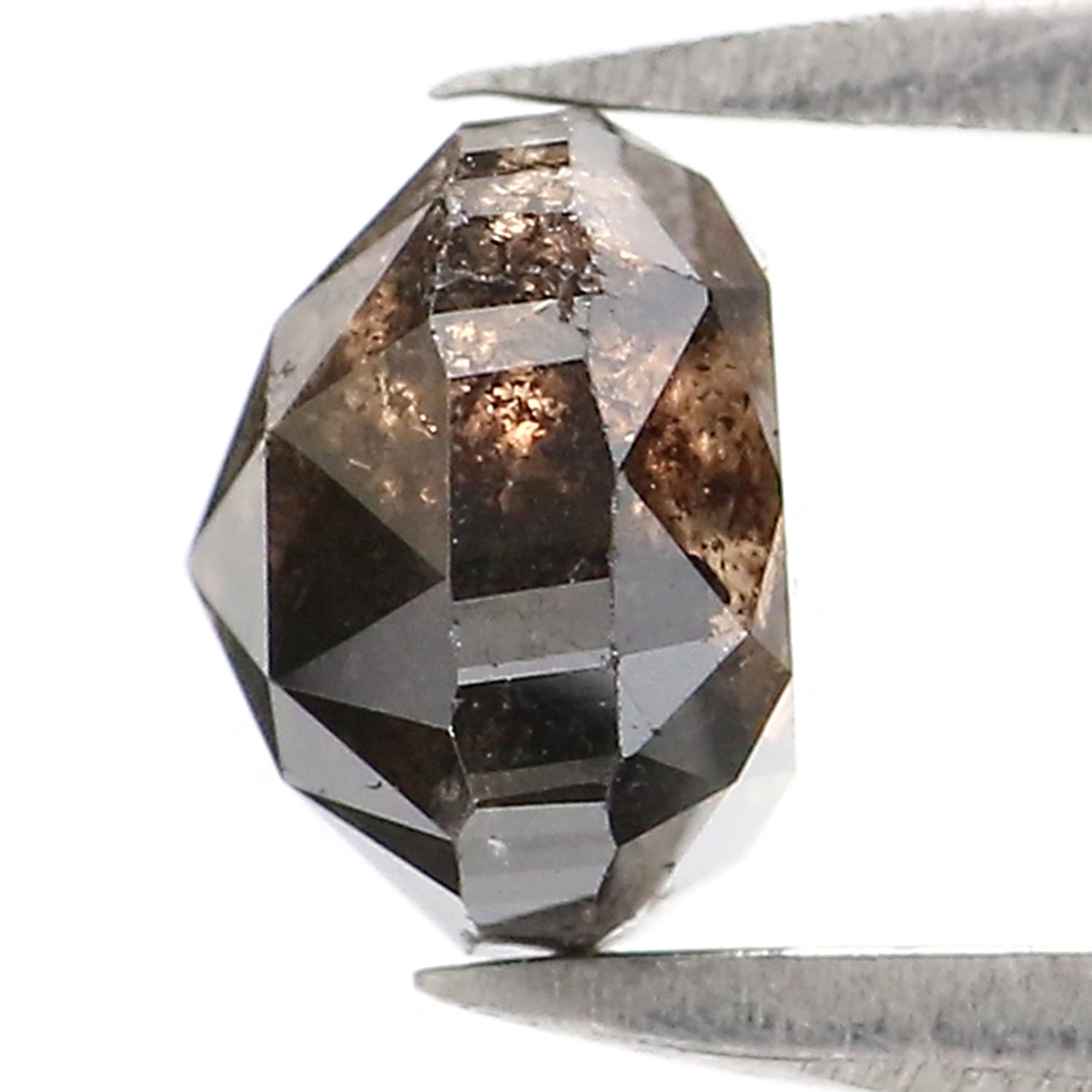 Natural Loose Cushion Diamond, Brown Color Diamond, Natural Loose Diamond, Cushion Rose Cut Diamond, 1.15 CT Cushion Shape Diamond KR2688