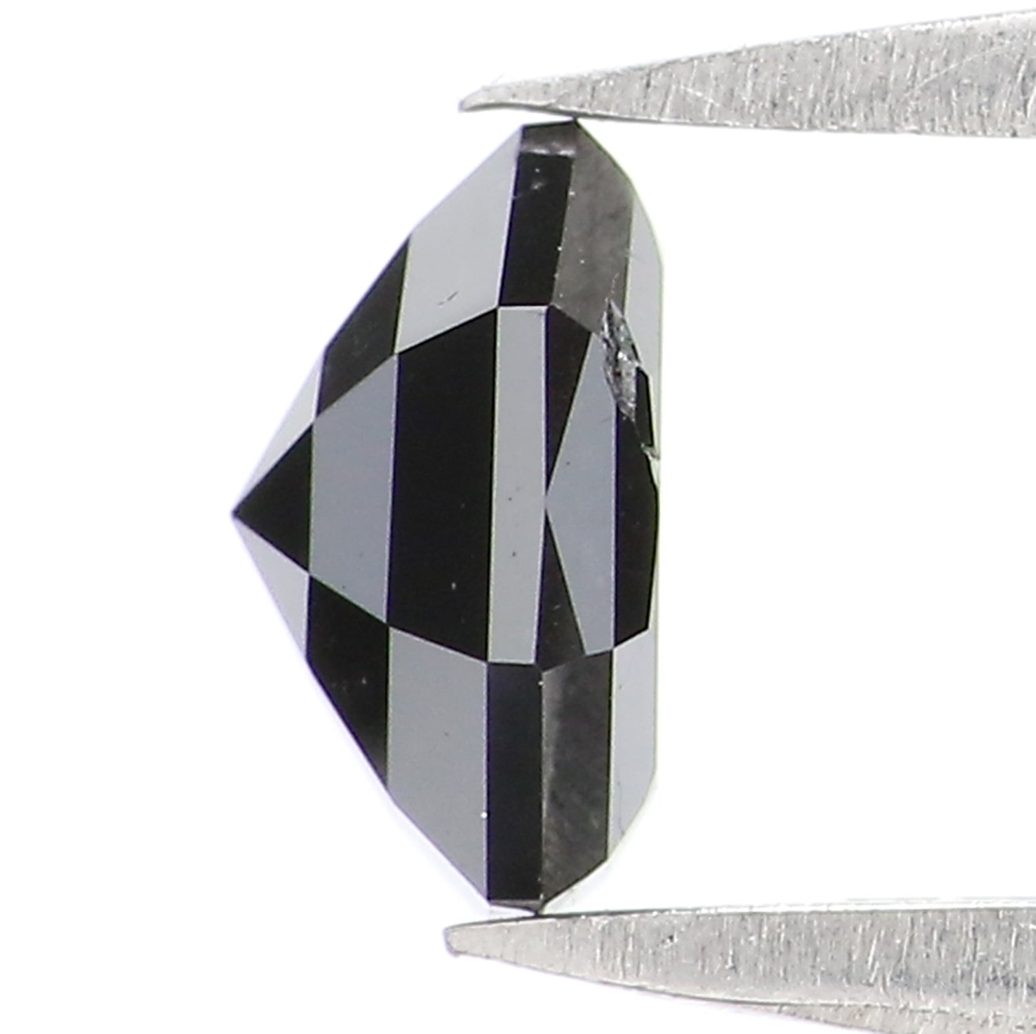 0.75 CT Natural Loose Octagon Shape Diamond Black Color Octagon Diamond 6.05 MM Natural Loose Black Color Octagon Rose Cut Diamond LQ9762