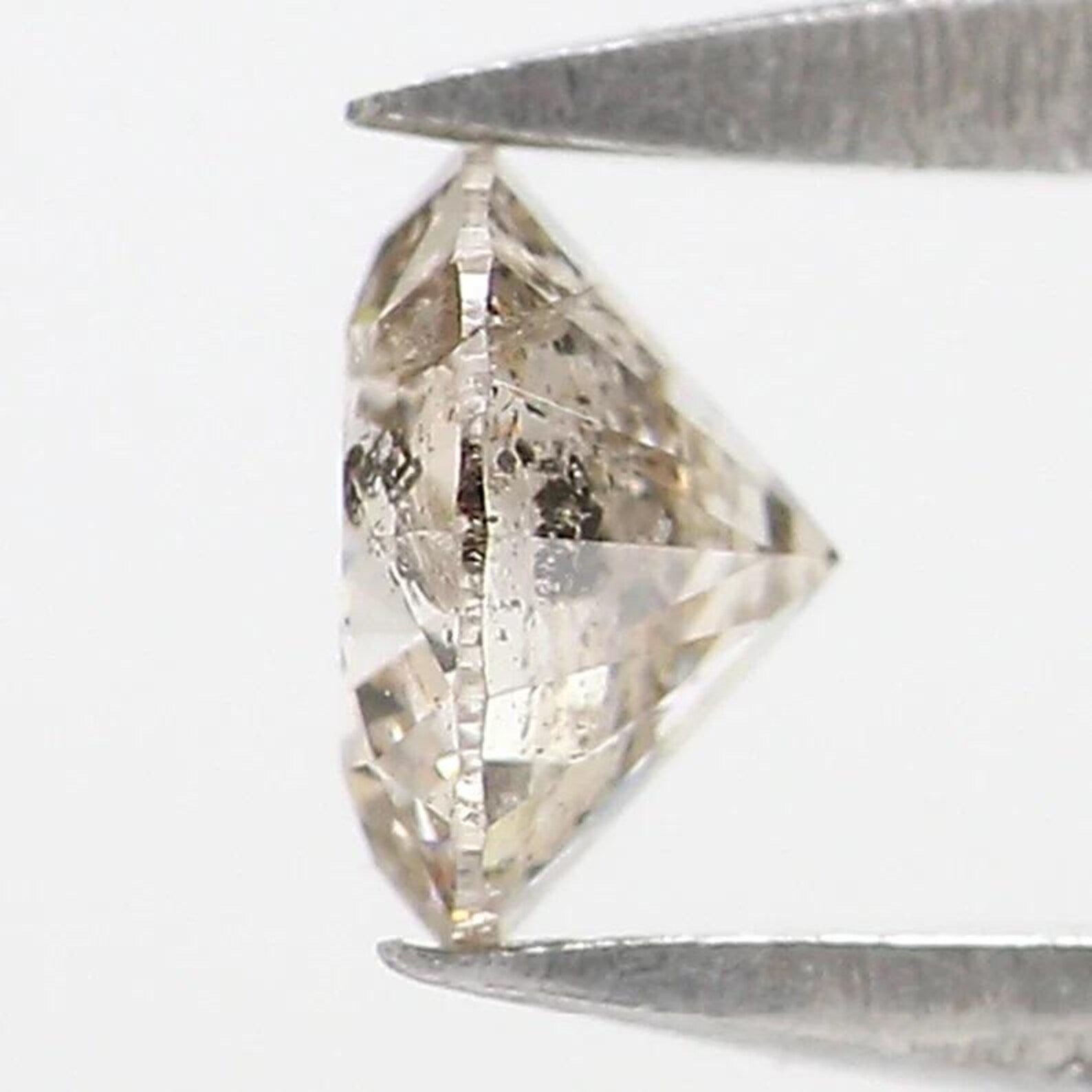 0.34 CT Natural Loose Round Shape Diamond Brown Color Round Cut Diamond 4.50 MM Natural Loose Brown Color Round Brilliant Cut Diamond NQ7354