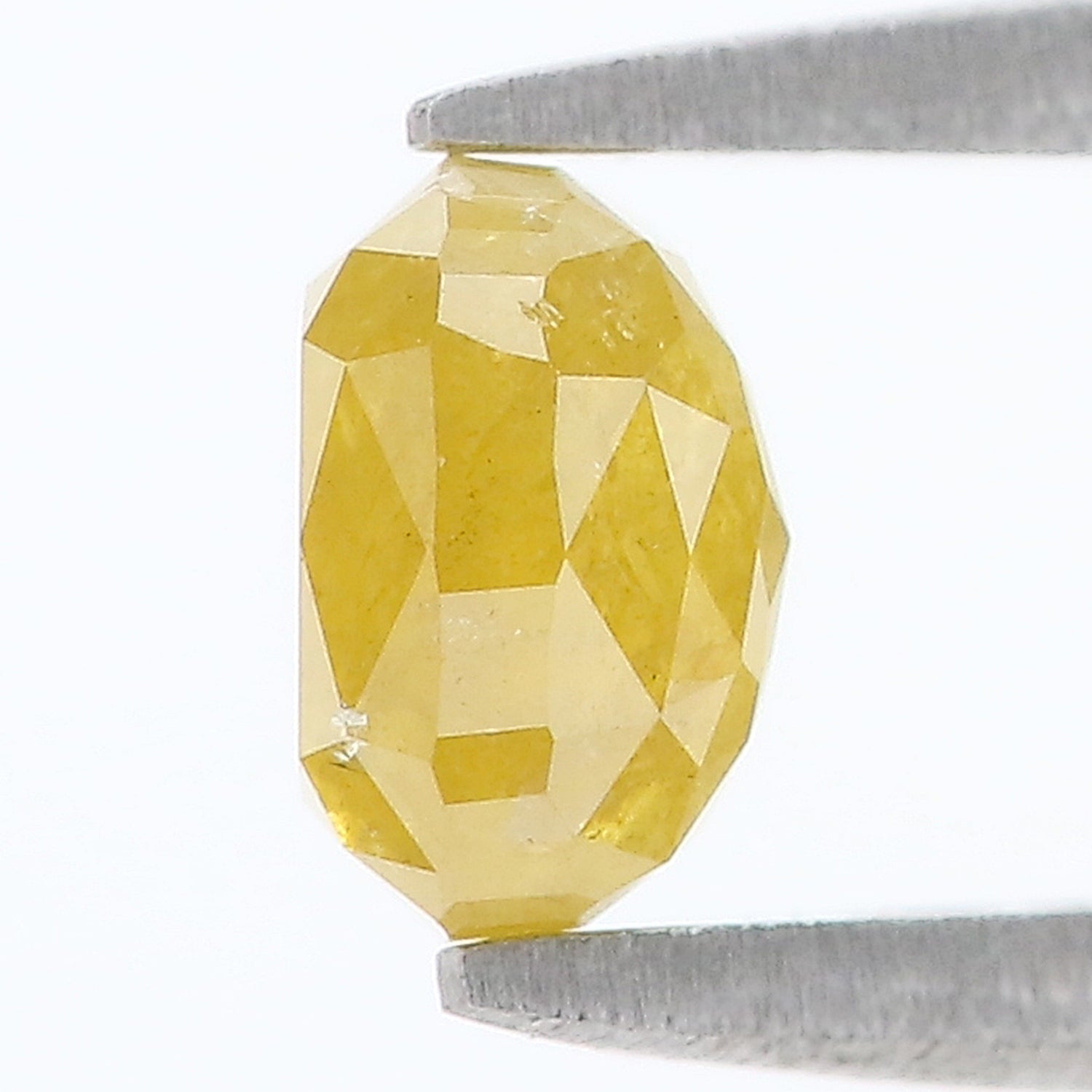 1.17 CT Natural Loose Cushion Shape Diamond Yellow Color Cushion Cut Diamond 5.95 MM Natural Yellow Color Cushion Rose Cut Diamond LQ9233