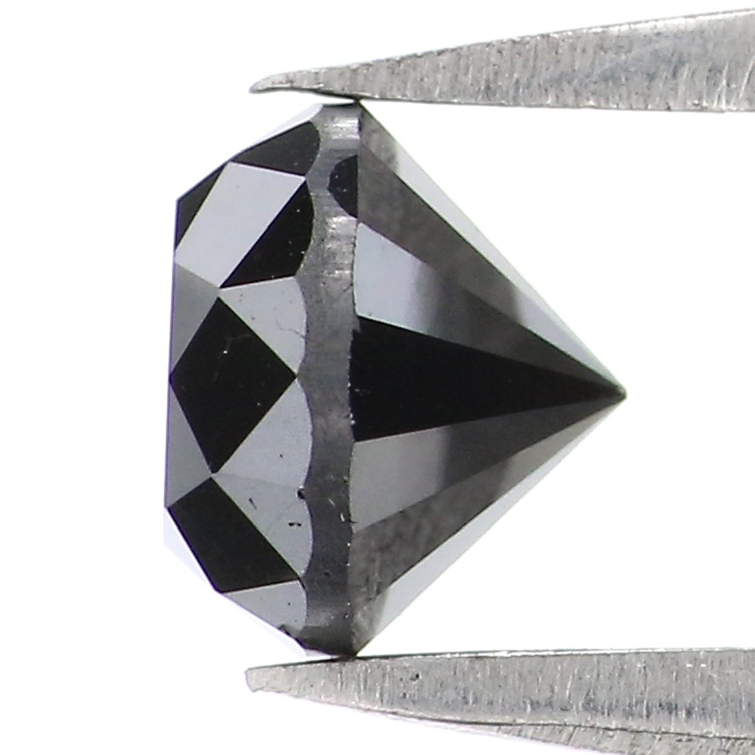1.02 Ct Natural Loose Round Diamond Black Color Round Diamond 5.65 MM Natural Loose Diamond Black Color Round Brilliant Cut Diamond LC05