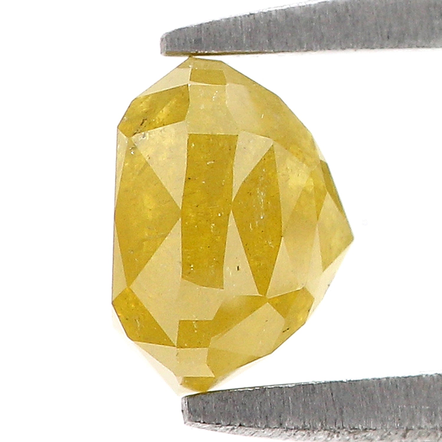 1.35 CT Natural Loose Cushion Shape Diamond Yellow Color Cushion Cut Diamond 5.95 MM Natural Yellow Color Cushion Rose Cut Diamond LQ2146