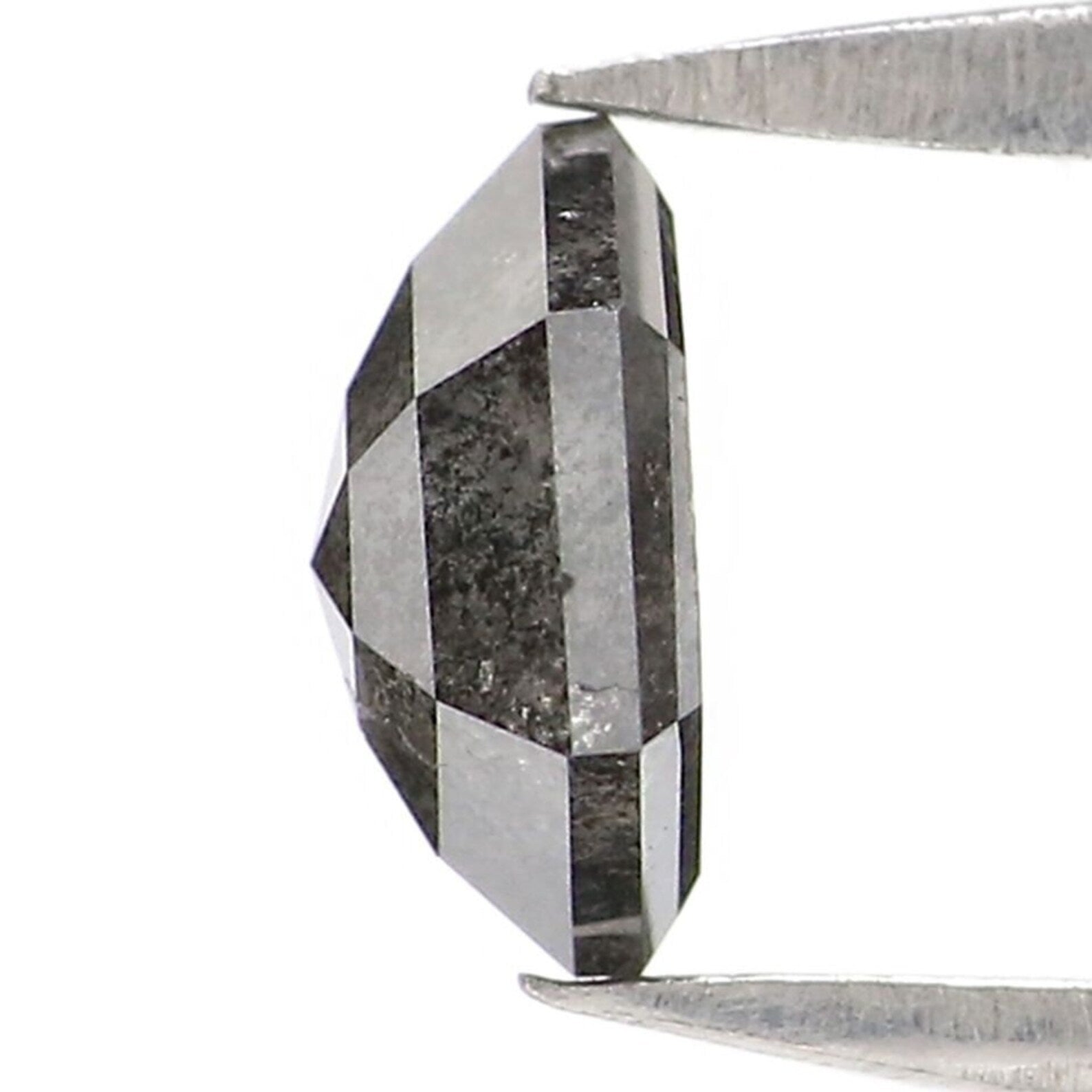0.63 CT Natural Loose Hexagon Shape Diamond Salt And Pepper Hexagon Diamond 5.80 MM Natural Loose Diamond Hexagon Rose Cut Diamond NQ2464