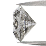 Natural Loose Round Diamond, Salt And Pepper Round Diamond, Natural Loose Diamond, Round Brilliant Cut Diamond, 1.48 CT Round Shape KDL9231