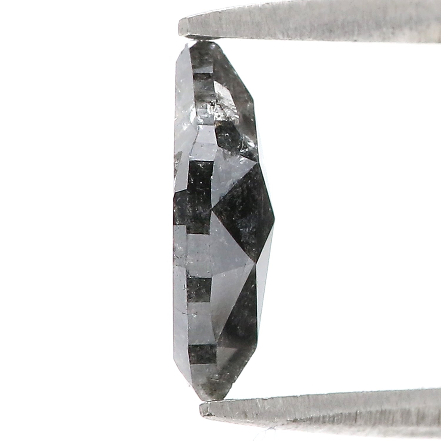 1.08 CT Natural Loose Marquise Shape Diamond Salt And Pepper Marquise Rose Cut Diamond 9.70 MM Black Grey Color Marquise Cut Diamond QL1200