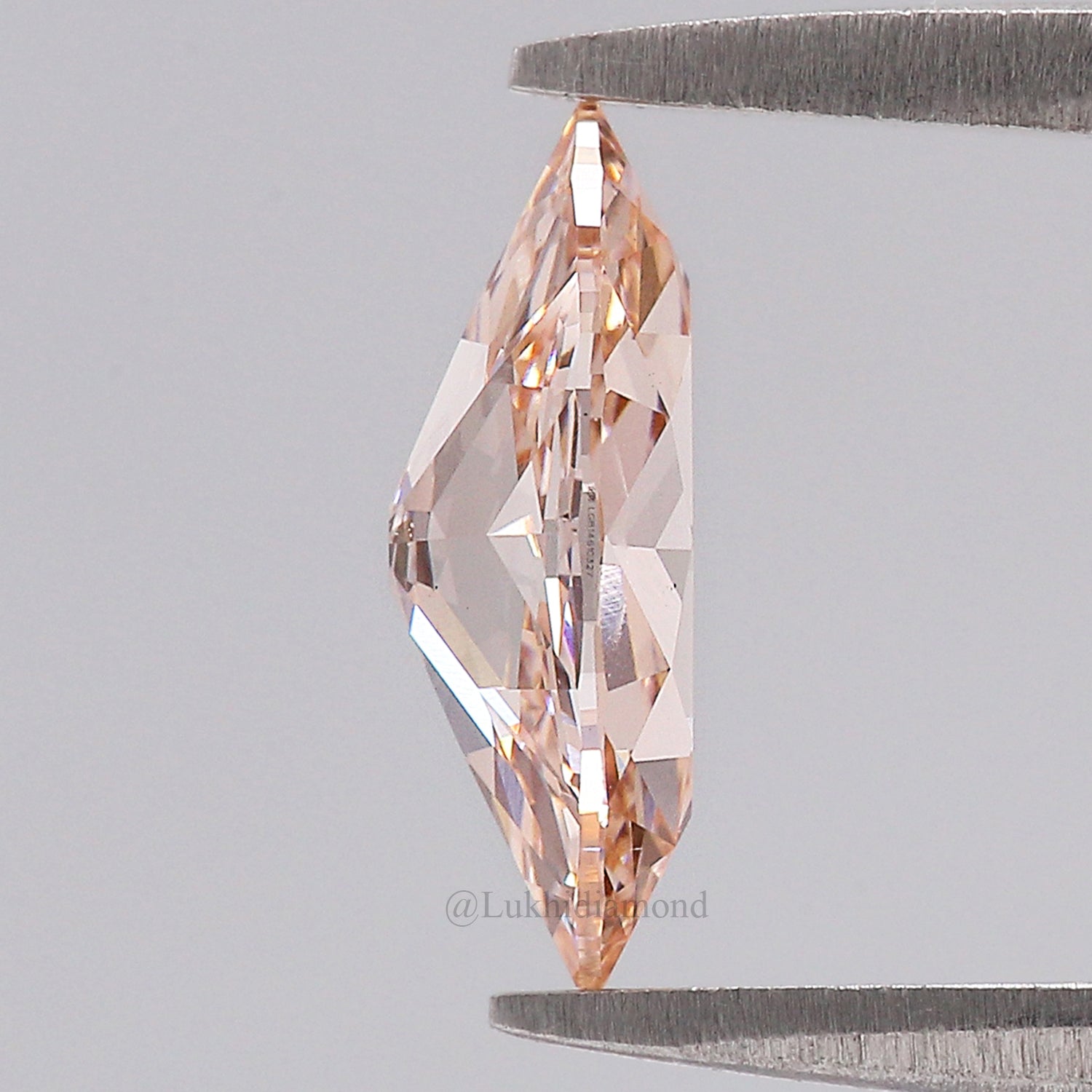 1.05 CT IGI Certified Marquise Old European Cut Diamond Fancy Vivid Pink Color VS1 Clarity Lab Grown Diamond Lab Created Diamond L3664