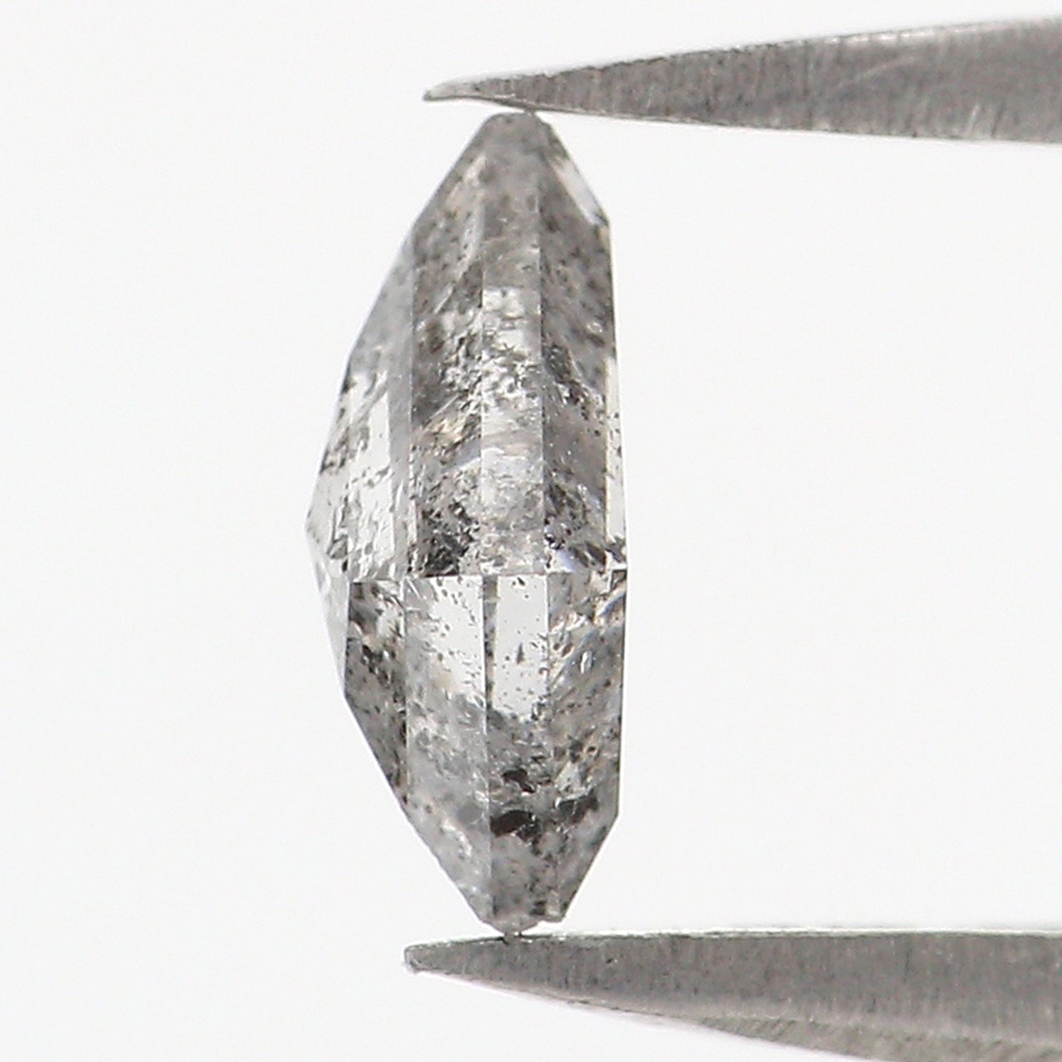 0.58 CT Natural Loose Kite Shape Diamond Salt And Pepper Kite Shape Diamond 7.00 MM Natural Black Grey Color Kite Rose Cut Diamond LQ7666