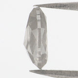 Natural Loose Pear Diamond, Grey Color Pear Cut Diamond, Natural Loose Diamond, Pear Rose Cut Diamond, 1.23 CT Pear Shape Diamond L2946