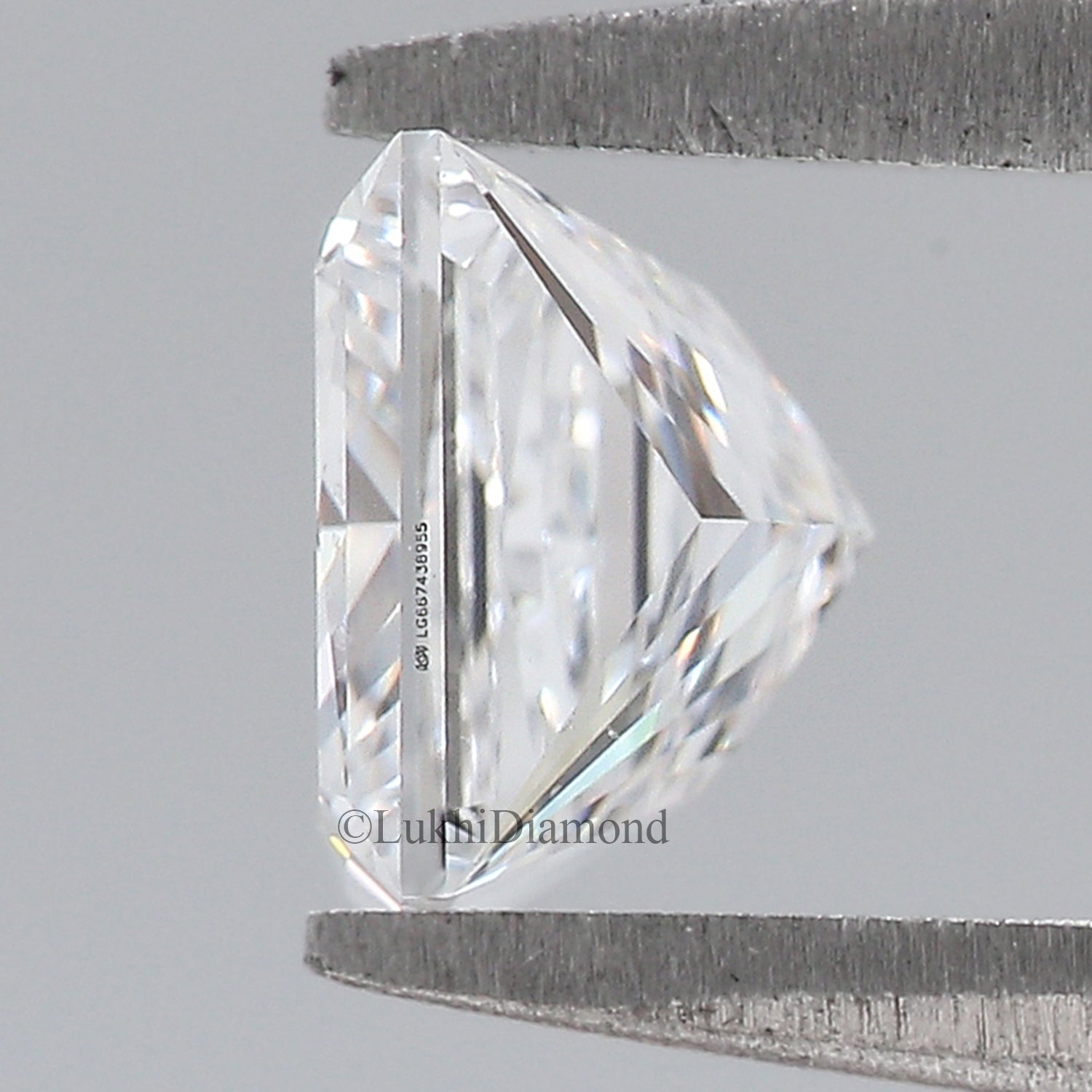 1.04 CT IGI Certified Princess Cut Diamond White - D Color VVS2 Clarity Lab Grown Diamond Lab Created Princess Diamond CVD Diamond L3210