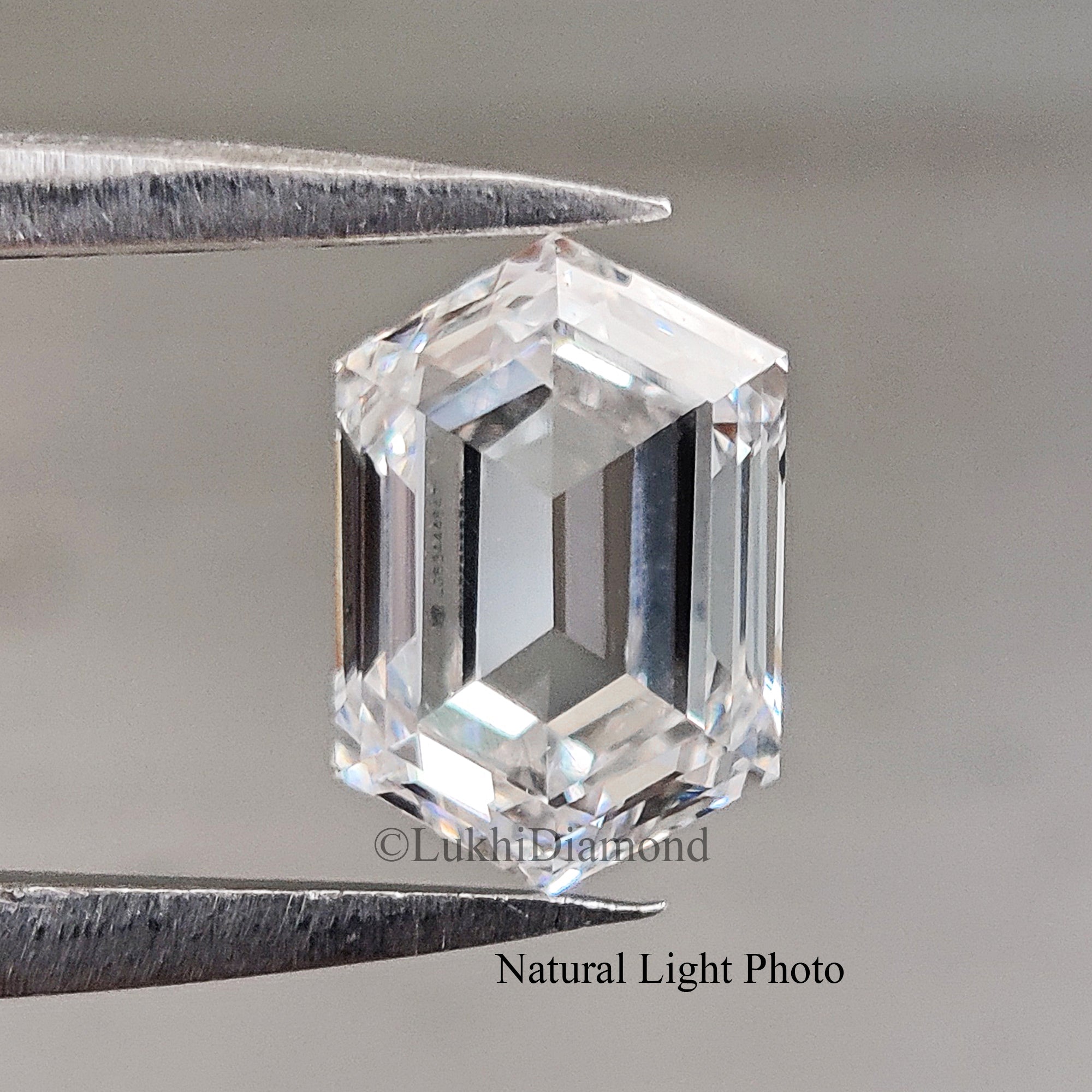 1.64 CT IGI Certified Hexagonal Mixed Cut Diamond White - F Color VS1 Clarity Lab Grown CVD Diamond Lab Created Loose Hexagon Diamond Q173