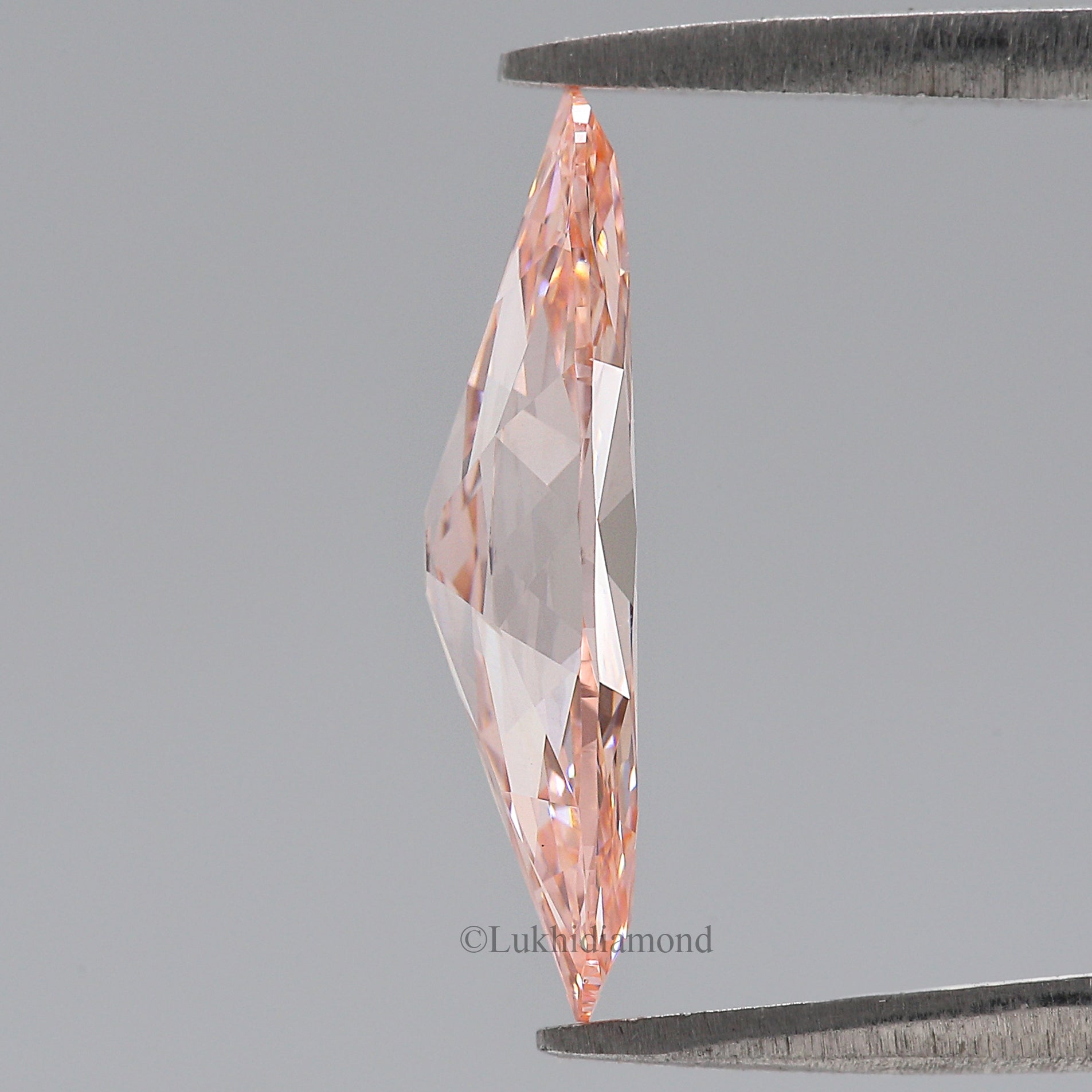 2.54 CT IGI Certified Oval Old European Cut Diamond Fancy Intense Pink Color VVS2 Clarity Lab Grown Diamond Lab Created CVD Diamond L3319