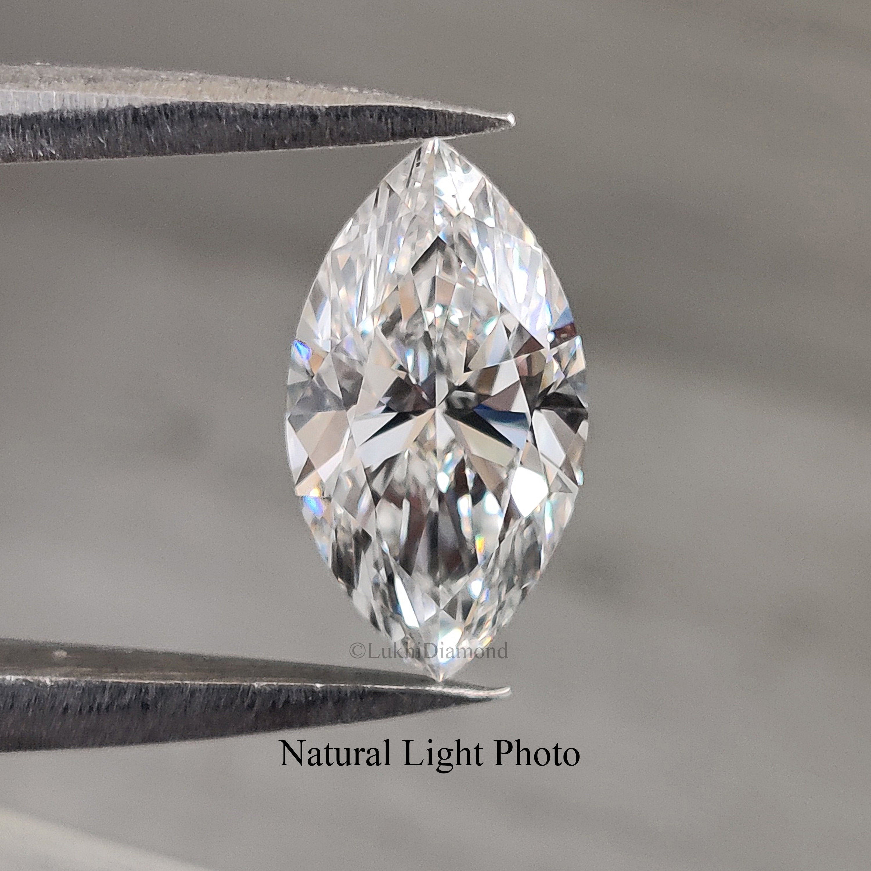 IGI Certified 1 Ct, 1.5 Ct, 2 Ct, 2.5 Ct, 3 Ct Marquise Brilliant Cut E/F Color VS Clarity Lab Grown Diamond Lab Created Loose Diamond Q156