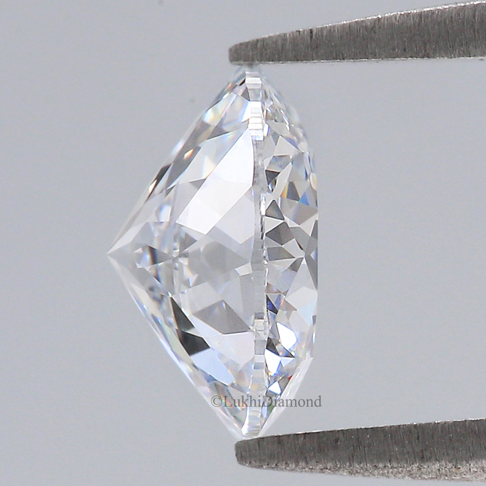 2.14 CT IGI Certified Round Portuguese Cut Diamond White - E Color VVS2 Clarity Lab Grown Lab Created Round Mixed Cut CVD Diamond L3326
