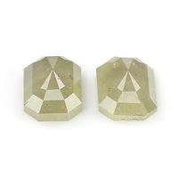 Natural Loose Emerald Pair Diamond, Grey Color Diamond, Natural Loose Diamond, Emerald Cut Diamond, 1.12 CT Emerald Cut Pair Diamond KR2720