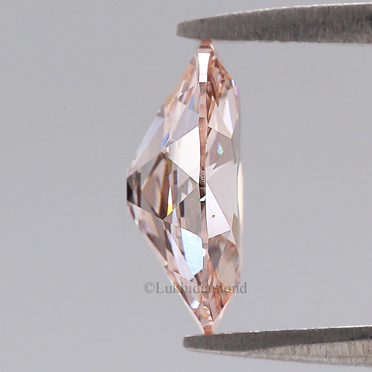1.64 CT IGI Certified Oval Old European Cut Diamond Fancy Intense Pink Color VS2 Clarity Diamond Lab Grown Diamond Lab Created Diamond L3572