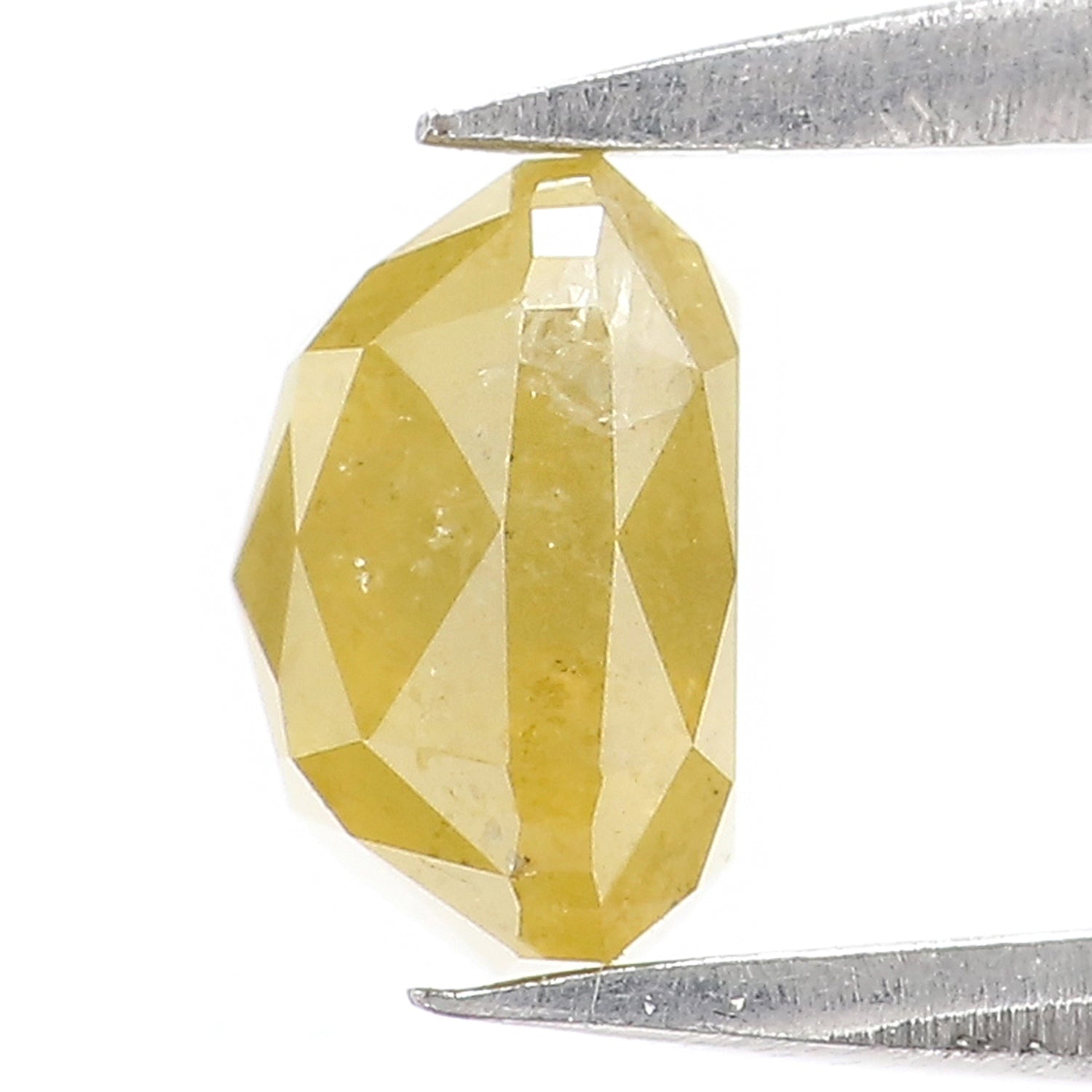 1.19 CT Natural Loose Cushion Shape Diamond Yellow Color Cushion Cut Diamond 5.80 MM Natural Yellow Diamond Cushion Rose Cut Diamond LQ9831