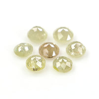 Natural Loose Round Diamond, Yellow Grey Rose Cut Diamond, Natural Loose Diamond, Round Rose Cut Diamond, 1.27 CT Round Shape Diamond KR2711