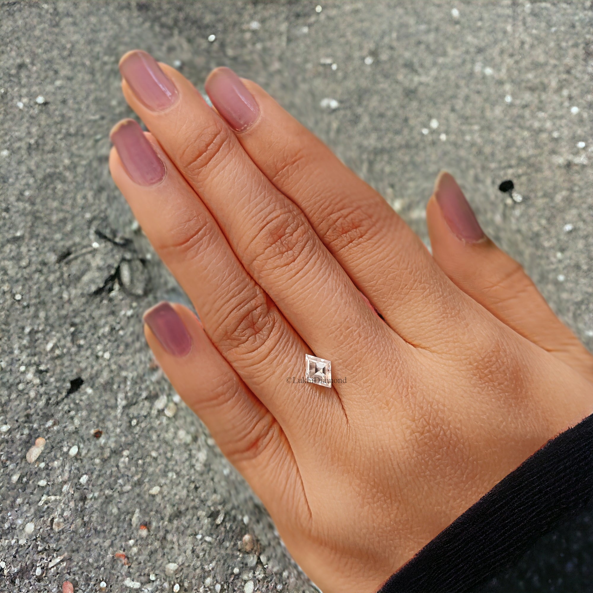 Kite Brilliant Cut Loose White Moissanite Stone 7,8,10,12,14 MM Vintage Antique Handcrafted Eye Clean Moissanite Engagement Gift Ring Q142