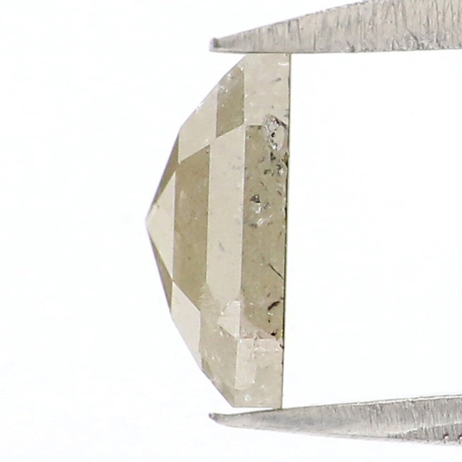 0.73 CT Natural Loose Radiant Shape Diamond Grey Color Radiant Diamond 5.70 MM Natural Loose Diamond Radiant Shape Rose Cut Diamond NQ8172