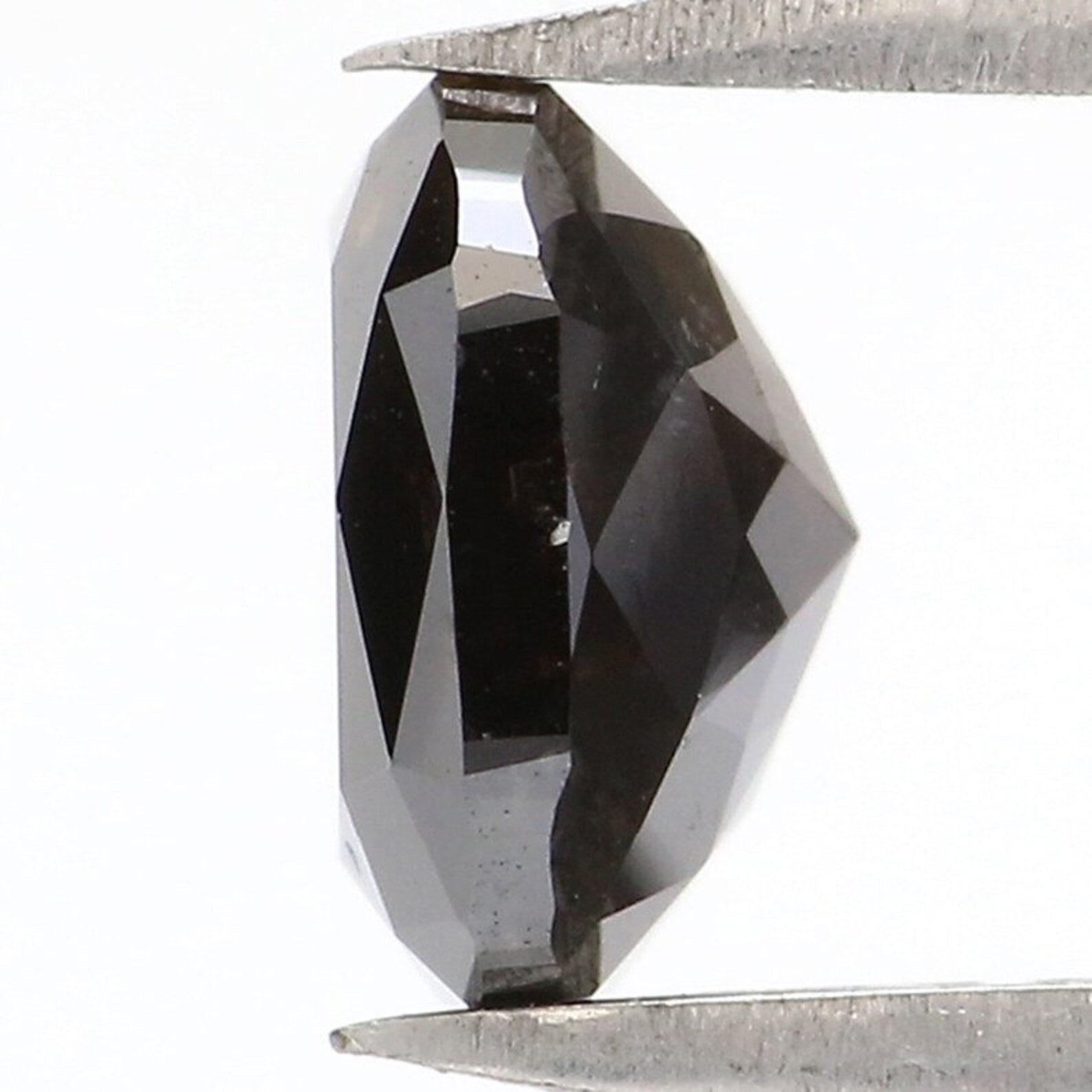 1.89 CT Natural Loose Cushion Shape Diamond Brown Color Cushion Diamond 7.00 MM Natural Diamond Black Color Cushion Rose Cut Diamond NQ8689