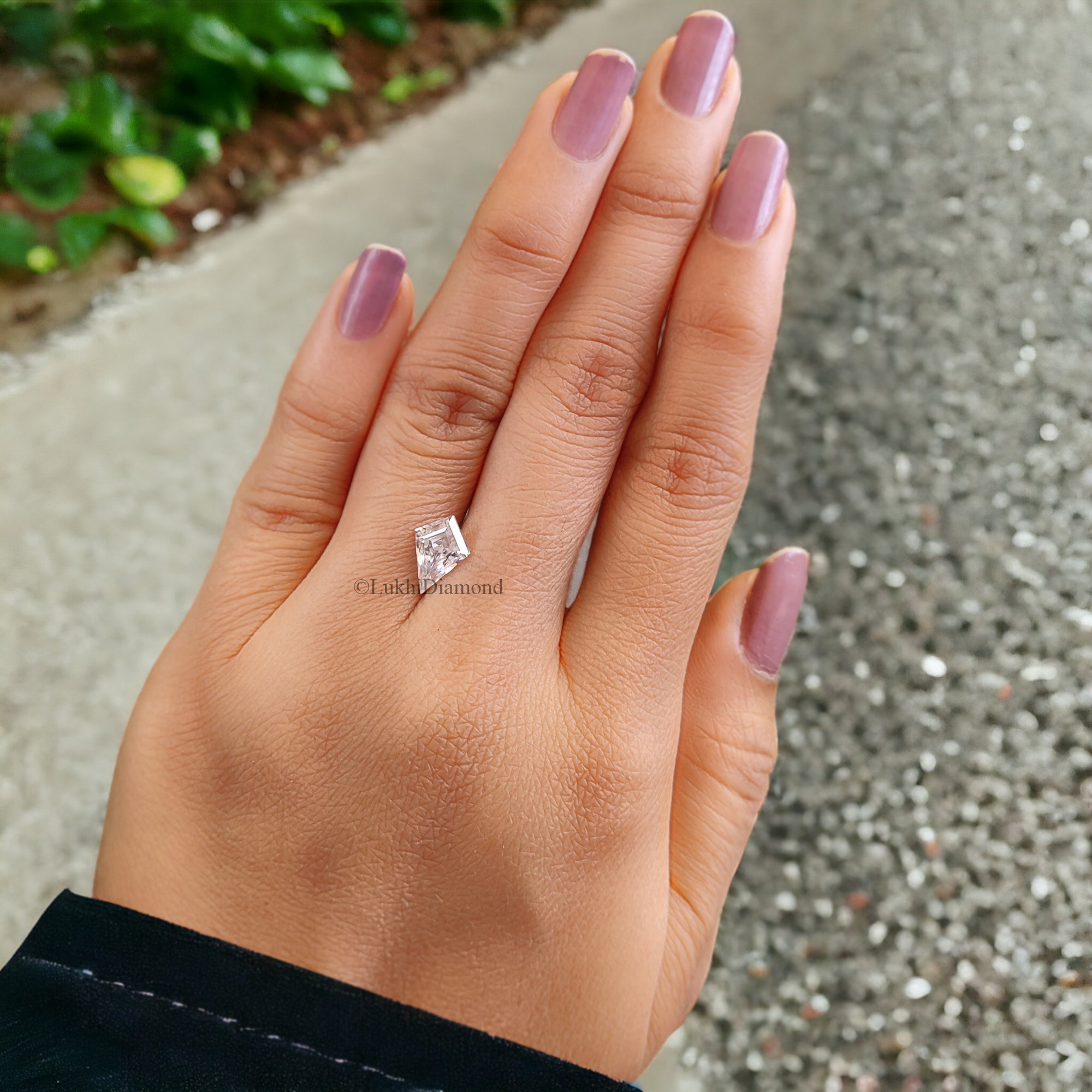 Kite Brilliant Cut Loose White Moissanite Stone 8,10,12,14 MM Vintage Antique Handcrafted Eye Clean Moissanite Engagement Gift Ring Q146