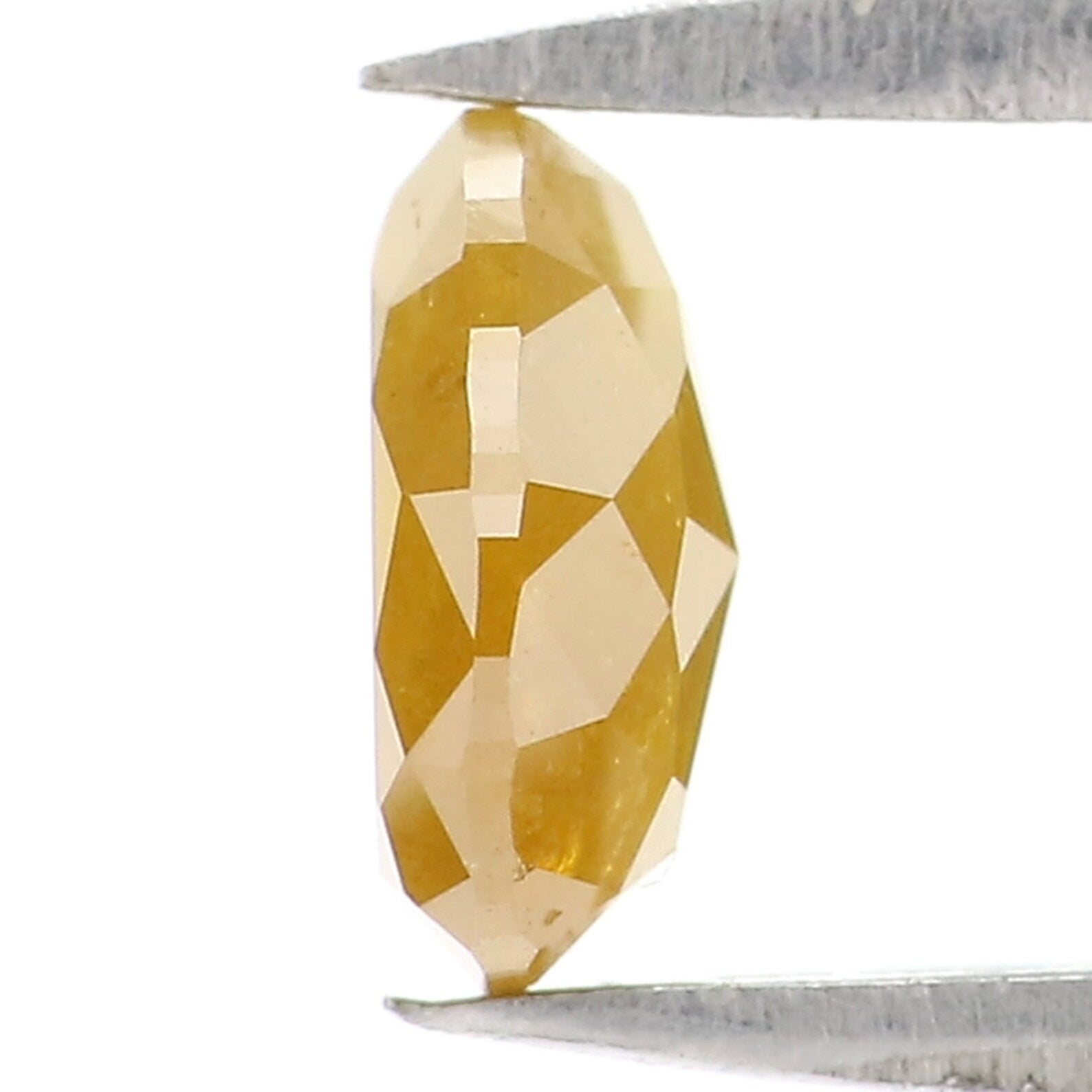0.70 CT Natural Loose Pear Shape Diamond Yellow Color Pear Diamond Natural Loose Diamond 6.20 MM Pear Rose Cut Diamond Pear Diamond NQ2235