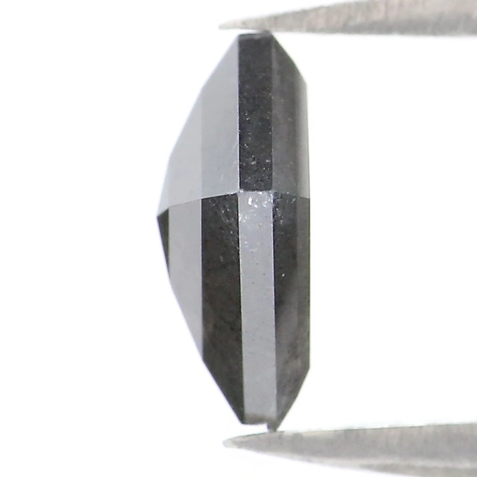 0.93 CT Natural Loose Kite Shape Diamond Black Grey Color Kite Cut Diamond 7.80 MM Natural Loose Diamond Kite Shape Rose Cut Diamond NQ7055