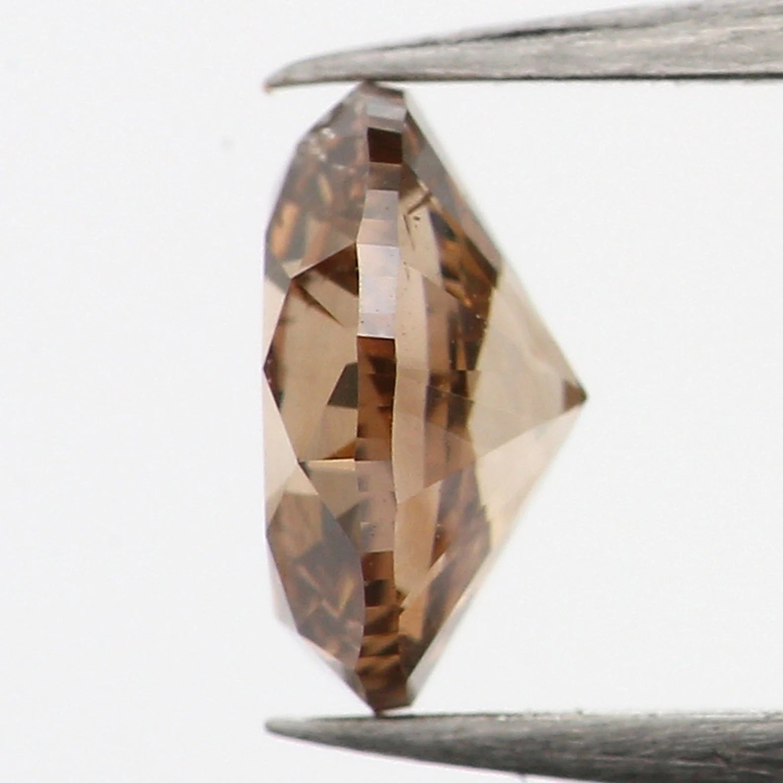 0.40 Ct Natural Loose Oval Diamond Brown Oval Cut Diamond 5.25 MM Natural Loose Diamond Oval Brilliant Cut Diamond Oval Shape Diamond N1327