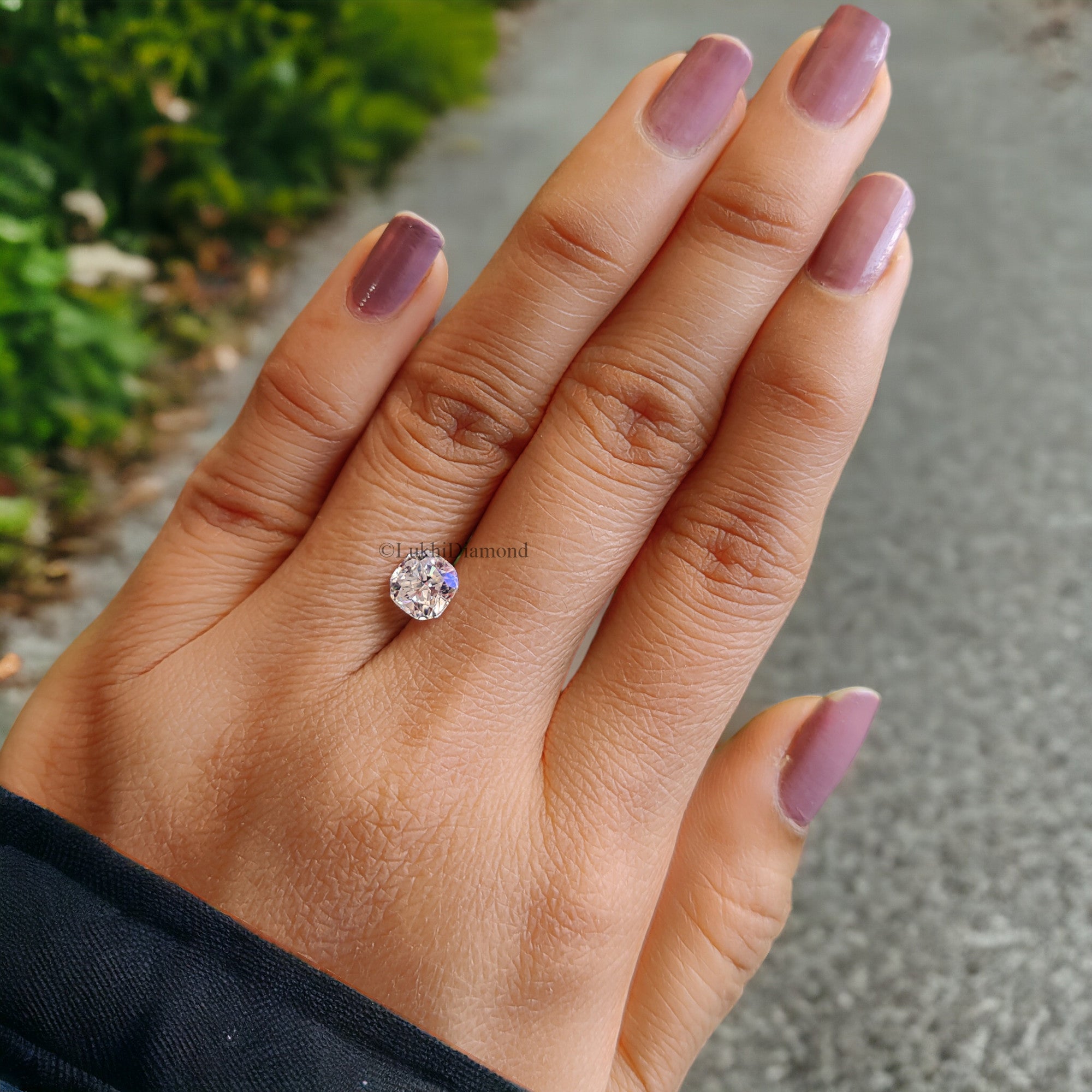 Cushion Brilliant Cut Loose White Moissanite Stone 6,7,8,9,10 MM Vintage Antique Handcrafted Eye Clean Moissanite Engagement Gift Ring Q130
