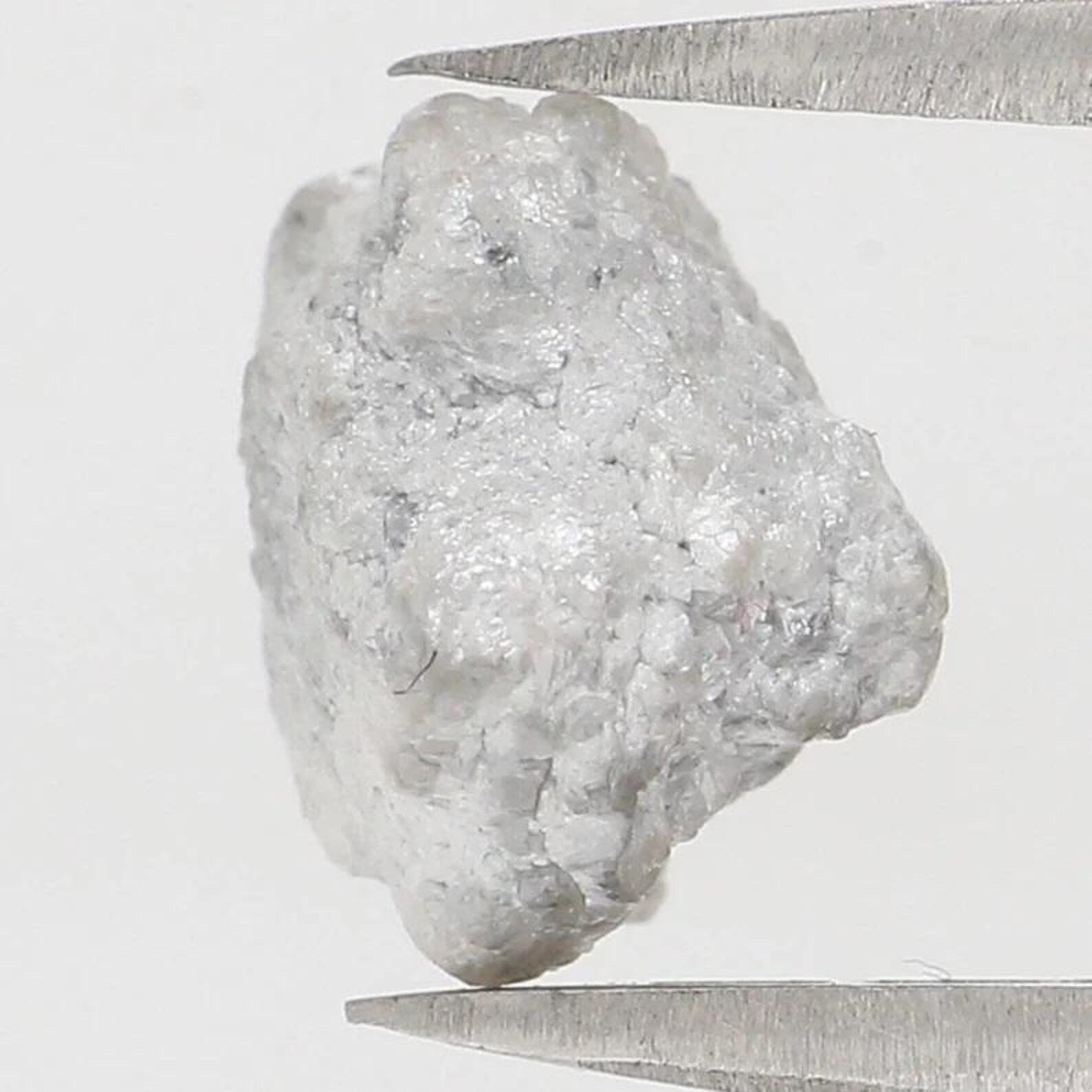 3.00 CT Natural Loose Rough Uncut Diamond Gray Color Rough Shape Diamond 9.05 MM Natural Loose Diamond Rough Irregular Cut Diamond NQ2325