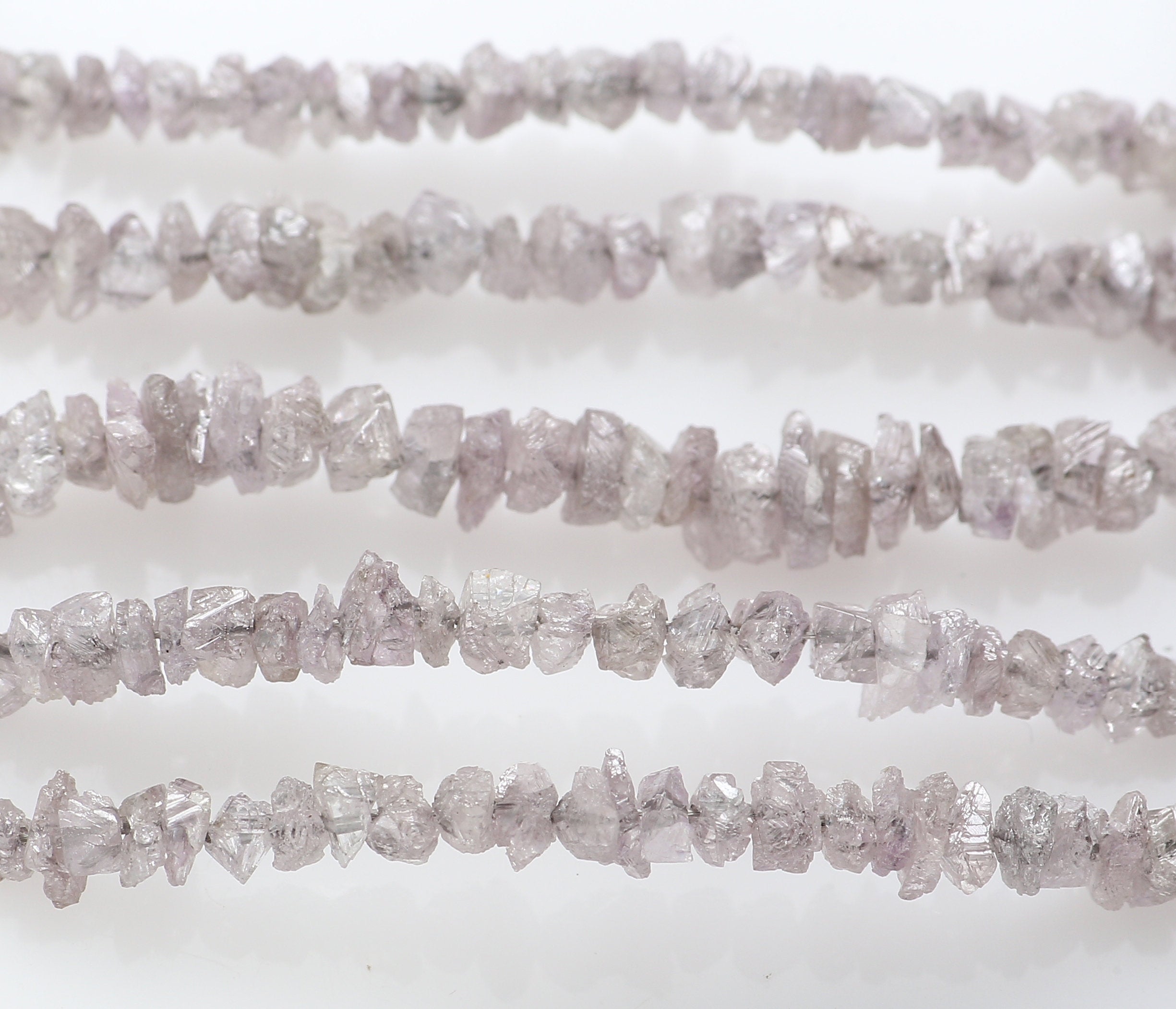 21.42 CT Natural Loose Rough Bead Shape Diamond Brown Color Rough Cut Diamond 1.90 MM Natural Pink Color Rough Drilling Bead Diamond LQ6126