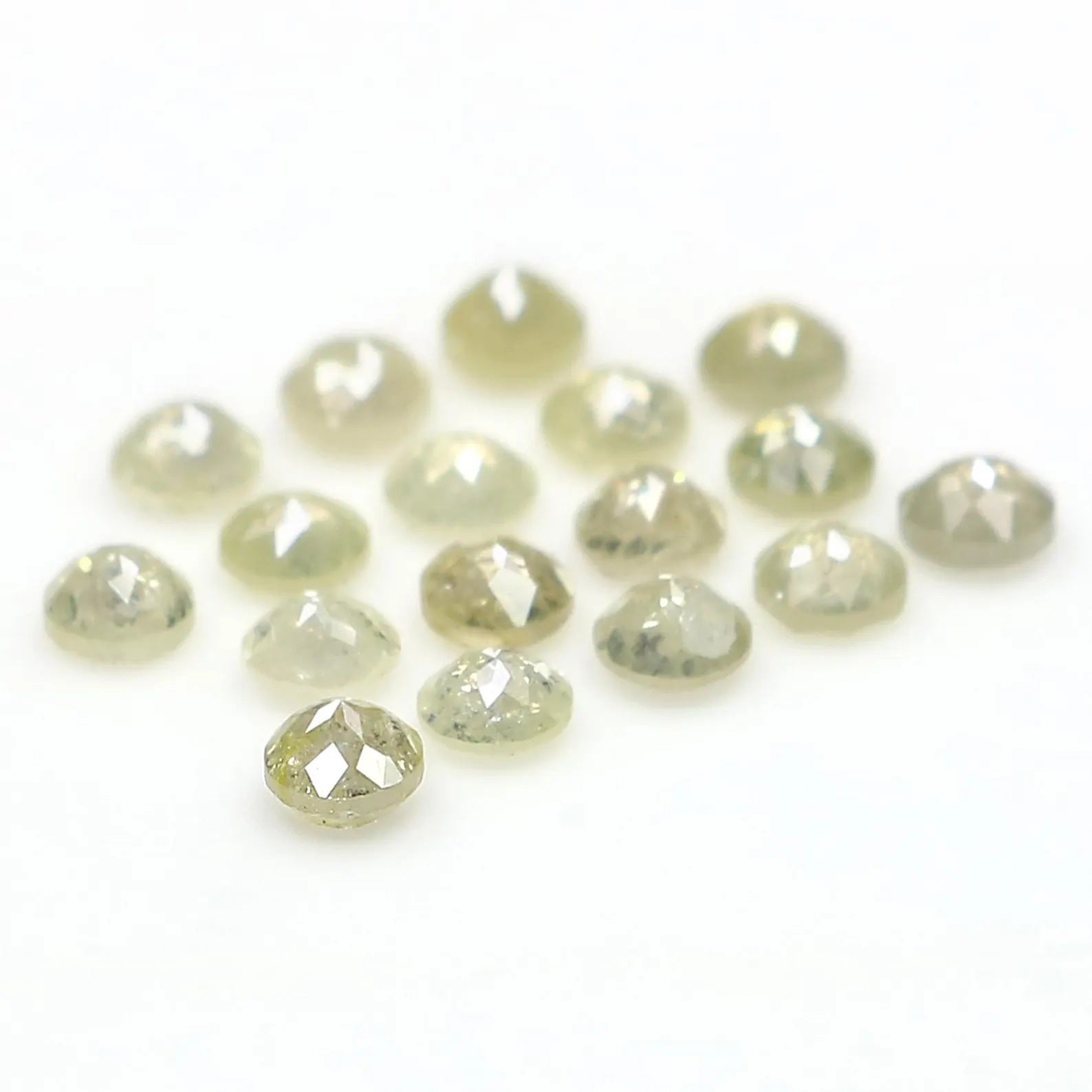 1.12 CT Natural Loose Round Rose Cut Diamond Grey Color Round Shape Diamond 2.30 MM Natural Loose Grey Color Round Rose Cut Diamond NQ7092