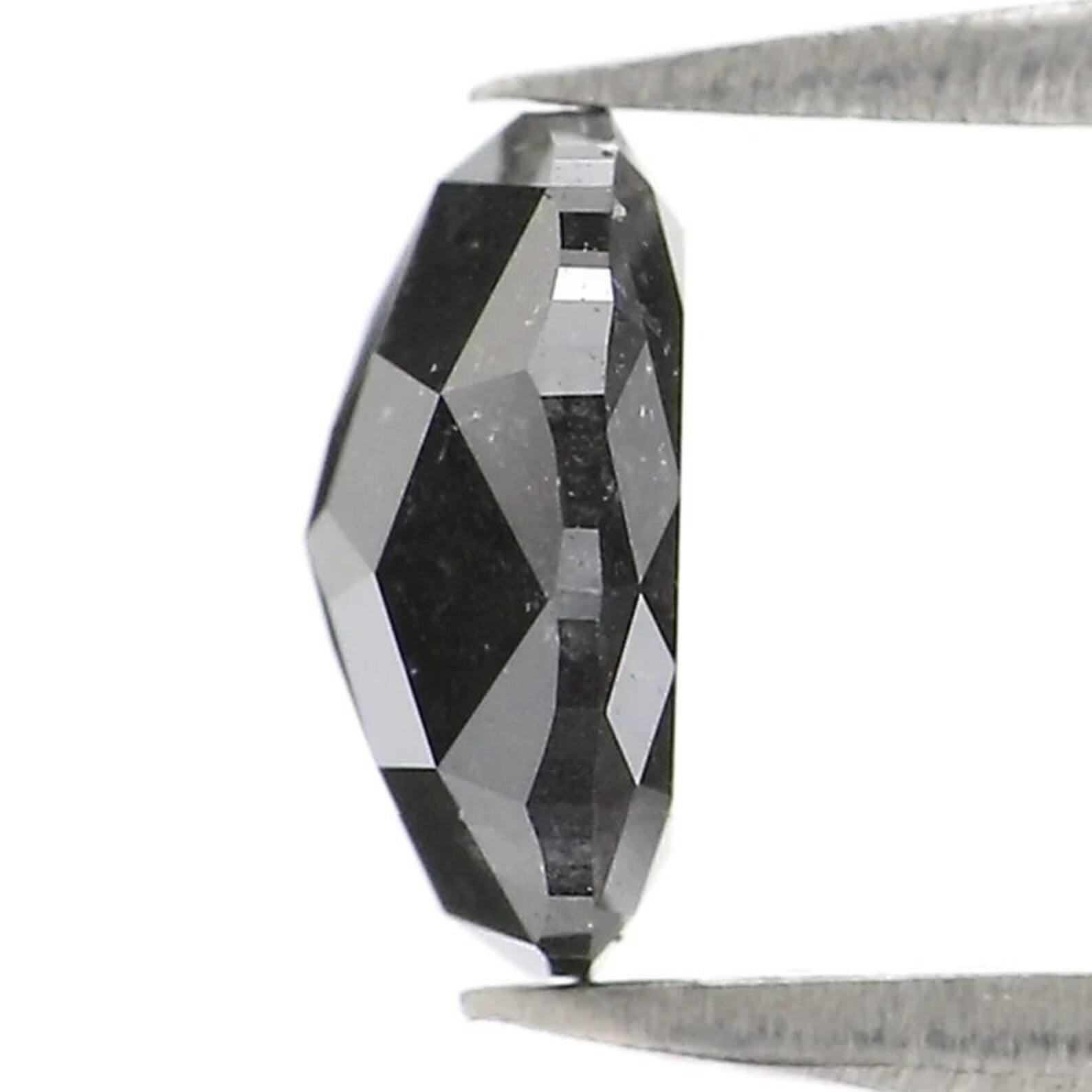 0.92 CT Natural Loose Round Shape Diamond Salt And Pepper Round Shape Diamond 6.40 MM Natural Loose Diamond Round Rose Cut Diamond NQ2470