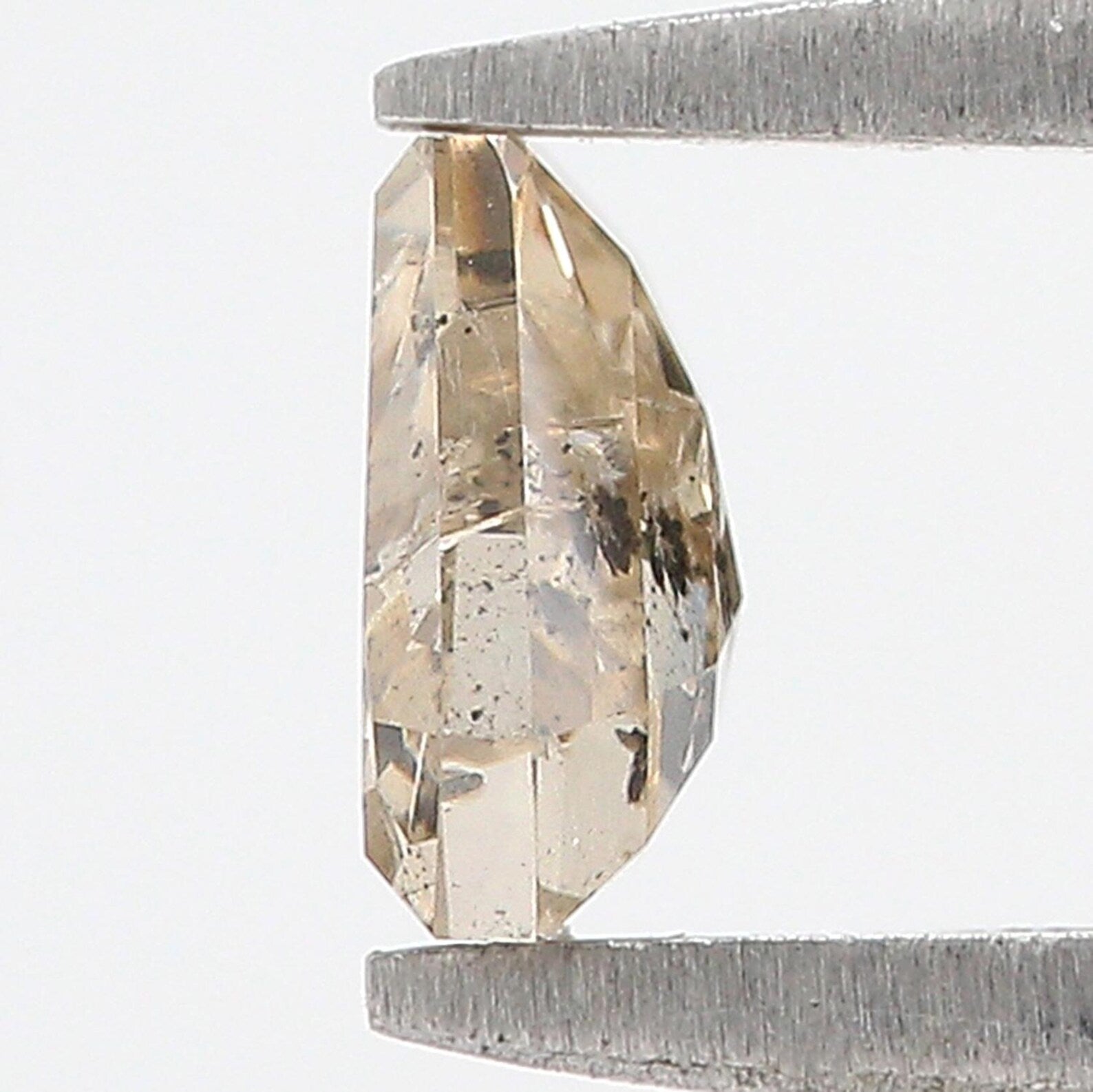 0.65 Ct Natural Loose Triangle Shape Diamond Brown Color Triangle Cut Diamond 5.45 MM Natural Loose Brown Triangle Rose Cut Diamond NQ326