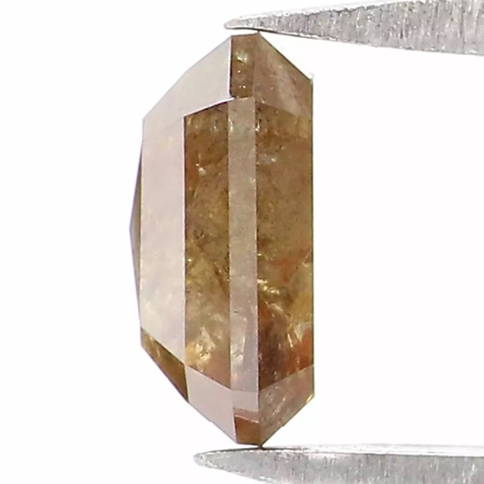 0.68 CT Natural Loose Emerald Shape Diamond Yellow Color Emerald Cut Diamond 5.75 MM Natural Loose Diamond Emerald Rose Cut Diamond NQ996