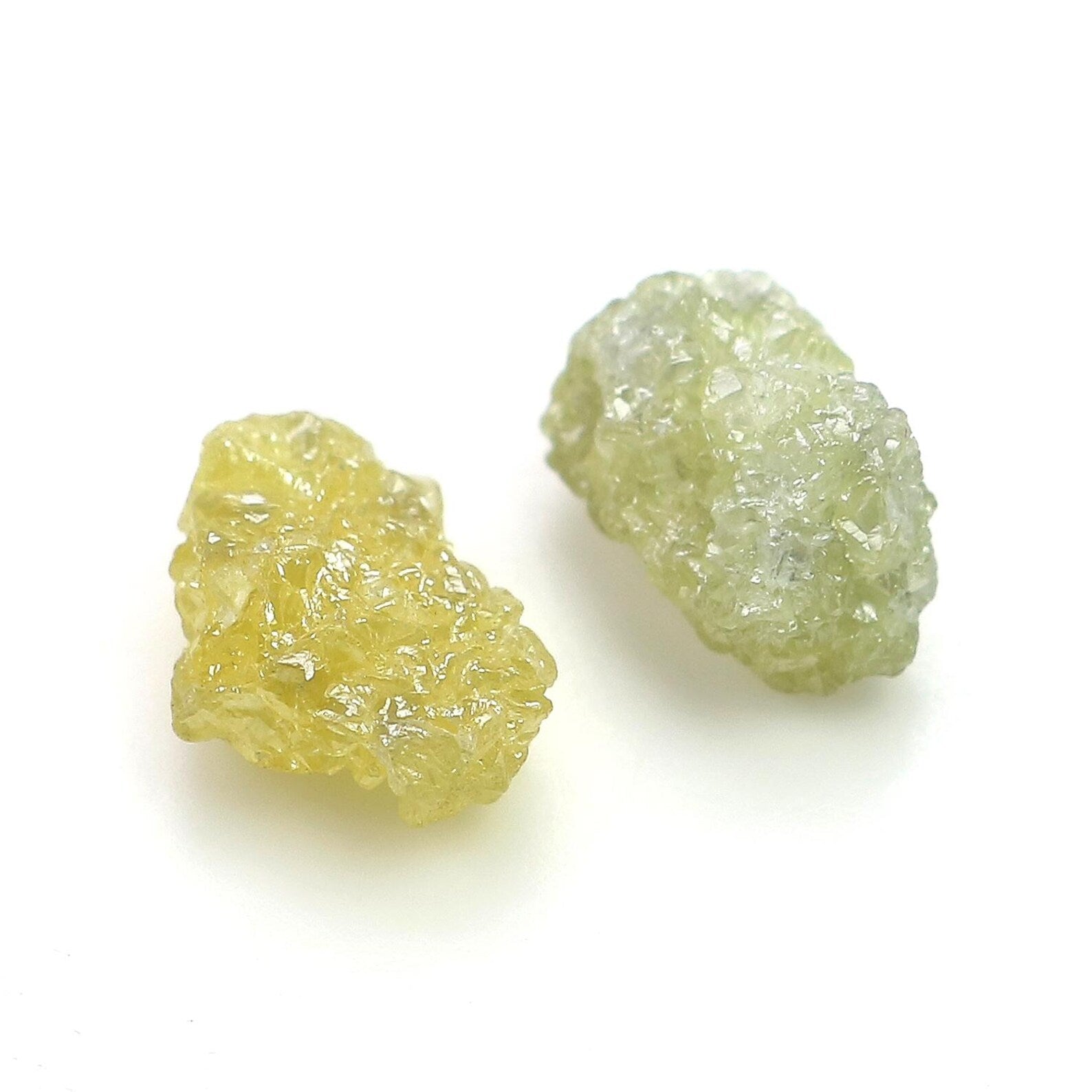 3.24 CT Natural Loose Rough Shape Diamond Yellow Color Rough Uncut Diamond 8.80 MM Natural Grey Diamond Rough Irregular Cut Diamond NQ2579