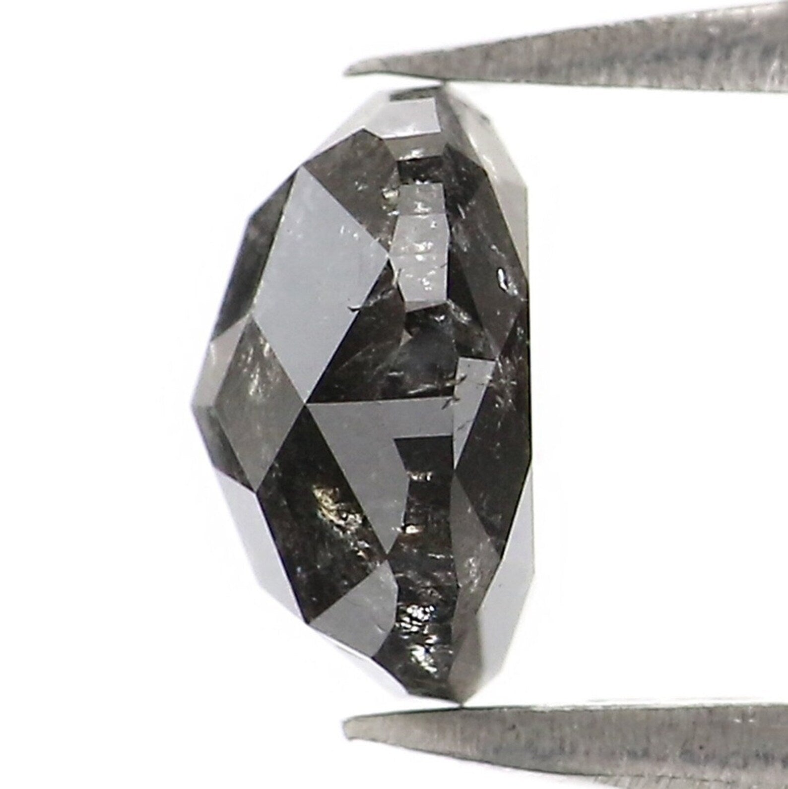 1.19 CT Natural Loose Round Rose Cut Diamond Salt And Pepper Round Diamond 6.45 MM Natural Loose Diamond Round Shape Rose Cut Diamond NQ2466