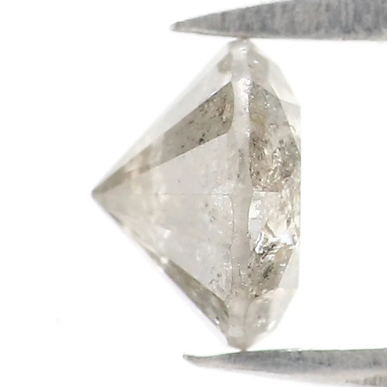 0.85 CT Natural Loose Round Brilliant Cut Grey Color Round Shape Diamond 5.80 MM Natural Loose Diamond Grey Color Round Shape Diamond NQ7029
