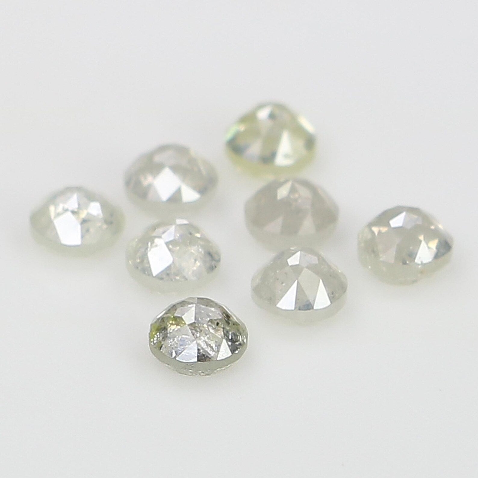 0.97 CT Natural Loose Round Shape Diamond Grey Color Round Diamond 2.80 MM Natural Loose Diamond Grey Color Round Rose Cut Diamond NQ2558