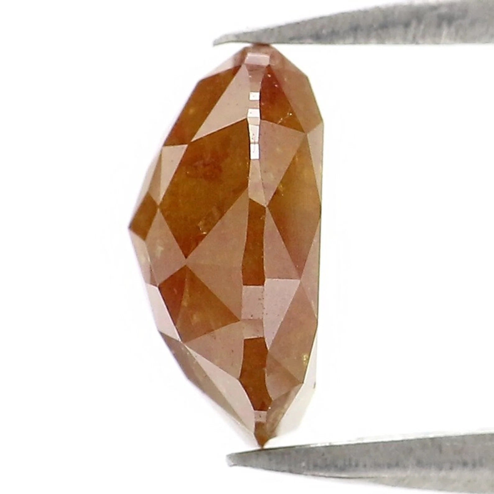 1.31 CT Natural Loose Oval Shape Diamond Brown Color Oval Cut Diamond 7.20 MM Natural Loose Diamond Brown Oval Shape Rose Cut Diamond NQ379