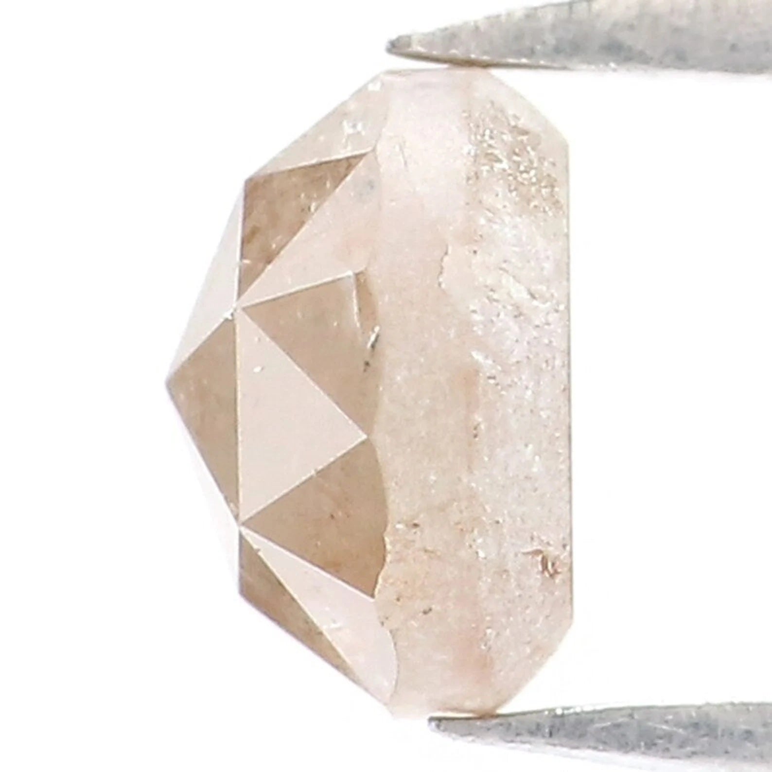 0.83 CT Natural Loose Round Cut Diamond Brown Color Round Shape Diamond 5.25 MM Natural Diamond Brown Color Round Rose Cut Diamond NQ8915