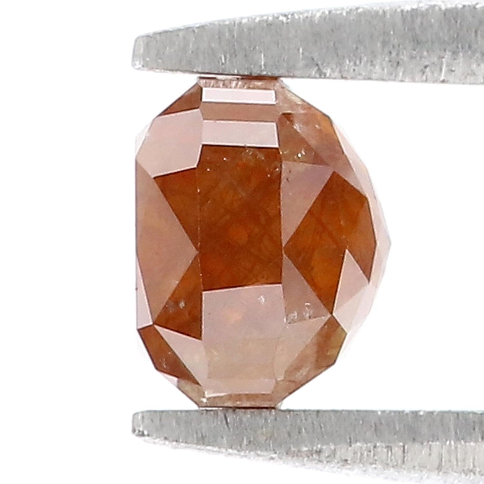 1.27 Ct Natural Loose Cushion Shape Diamond Brown Color Cushion Cut Diamond 5.30 MM Natural Loose Diamond Cushion Rose Cut Diamond QN9211