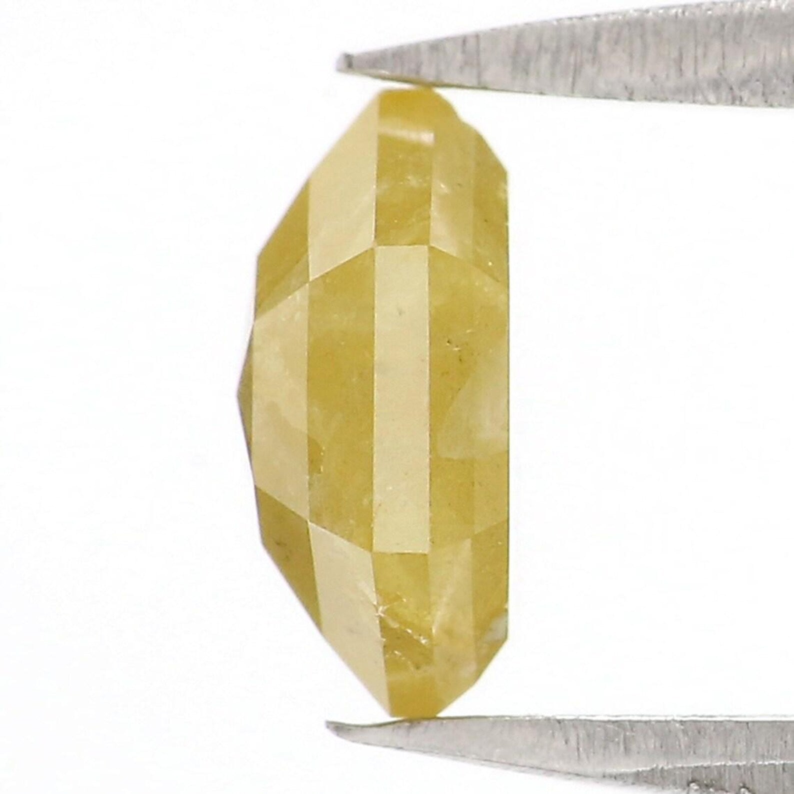 0.82 CT Natural Loose Hexagon Shape Diamond Yellow Color Hexagon Cut Diamond 6.75 MM Natural Yellow Color Hexagon Rose Cut Diamond NQ739