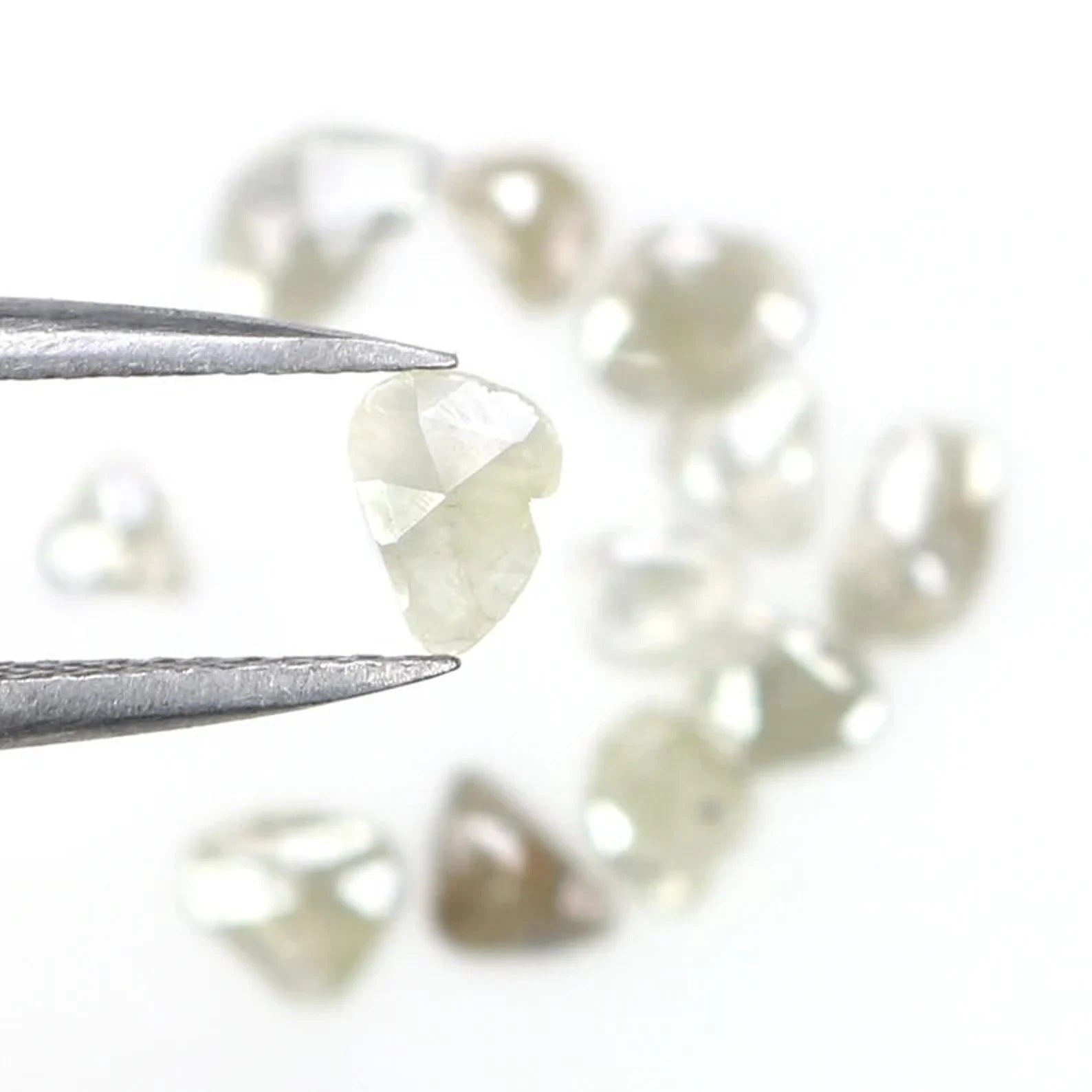 1.04 CT Natural Loose Slice Shape Diamond Grey Color Irregular Cut Diamond 2.80 MM Natural Loose Diamond Slice Shape Rose Cut Diamond NQ2200
