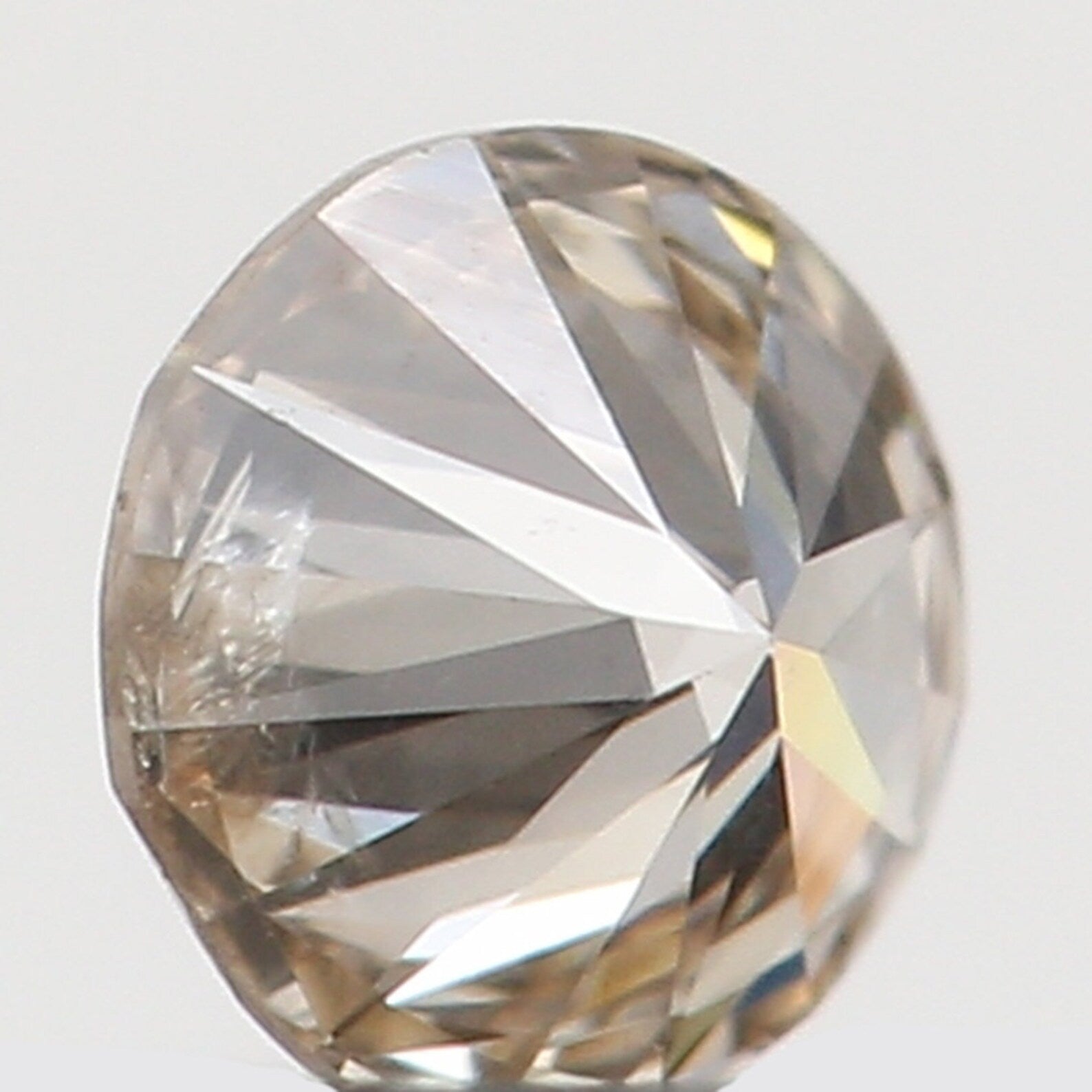 0.095 Ct Natural Loose Round Diamond Brown Color Round Diamond 2.90 MM Natural Loose Diamond Brown Color Round Brilliant Cut Diamond N7830