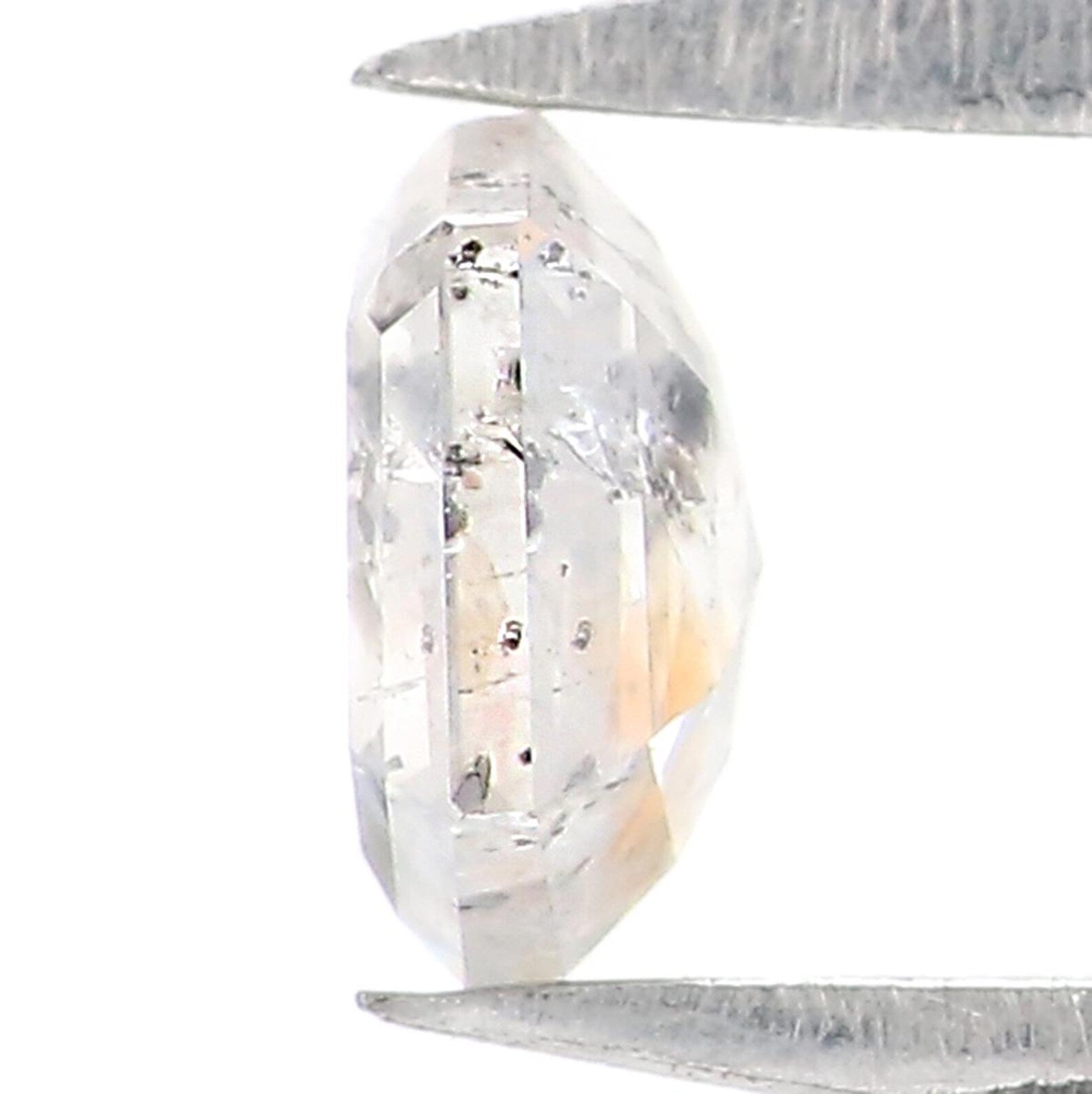 0.34 Ct Natural Loose Hexagon Shape Diamond Grey Color Hexagon Cut Diamond 4.70 MM Natural Loose Grey Color Hexagon Rose Cut Diamond NQ2155