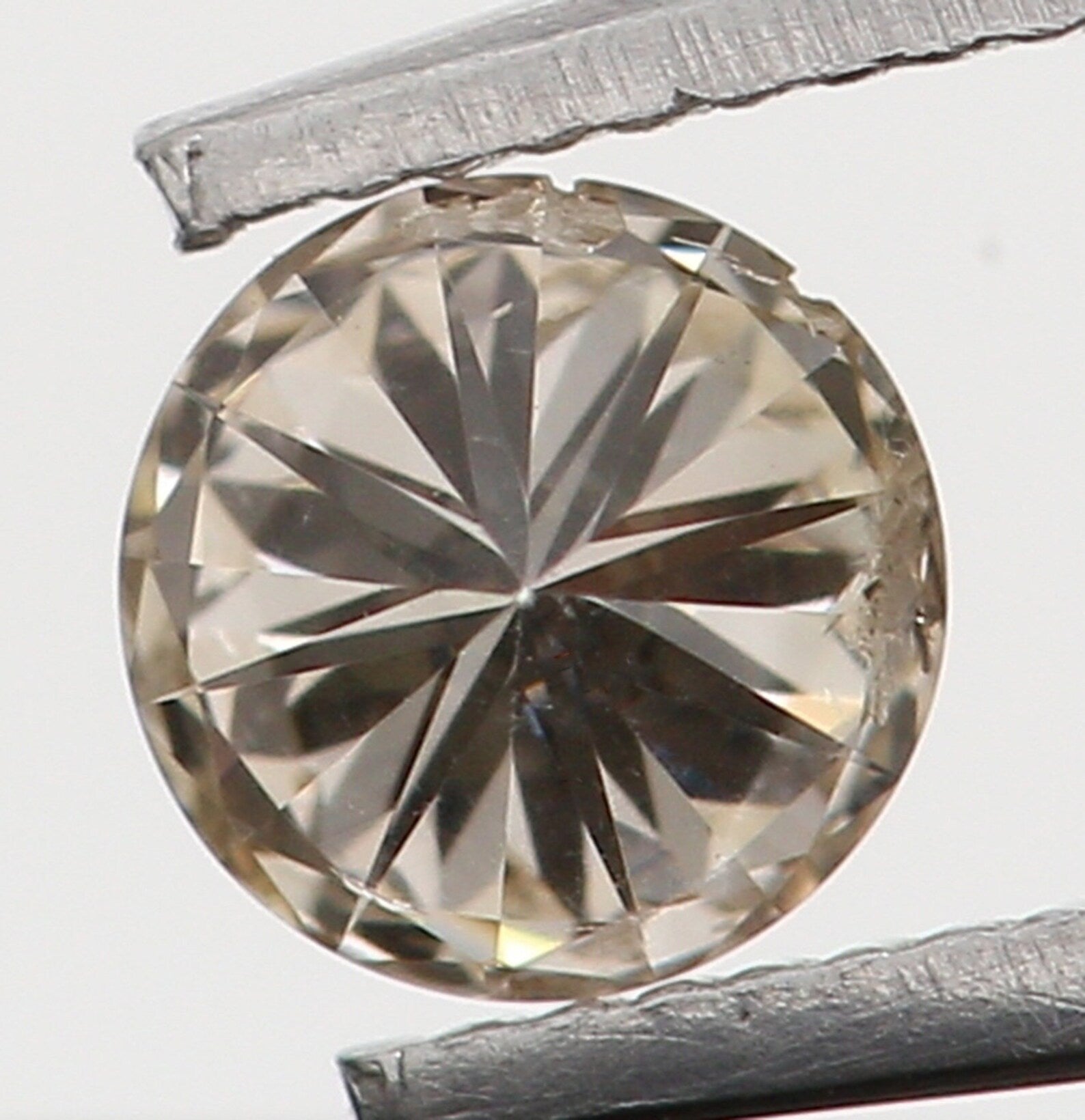 0.09 Ct Natural Loose Diamond Round Brown Color SI2 Clarity 2.90 MM N7365
