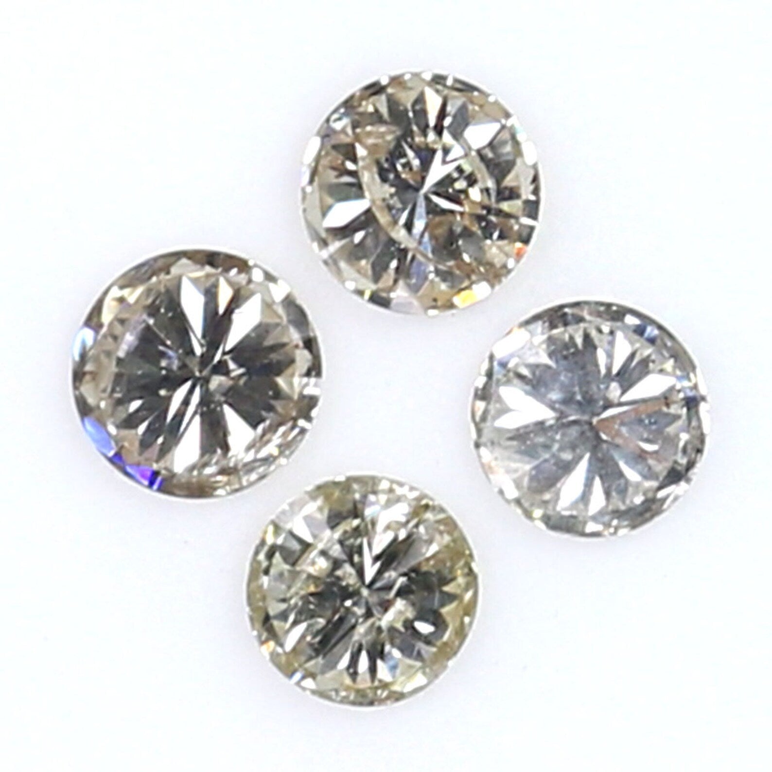 Natural Loose Round Brown Color Diamond 0.27 CT 2.50 MM Round Shape Brilliant Cut Diamond N7513